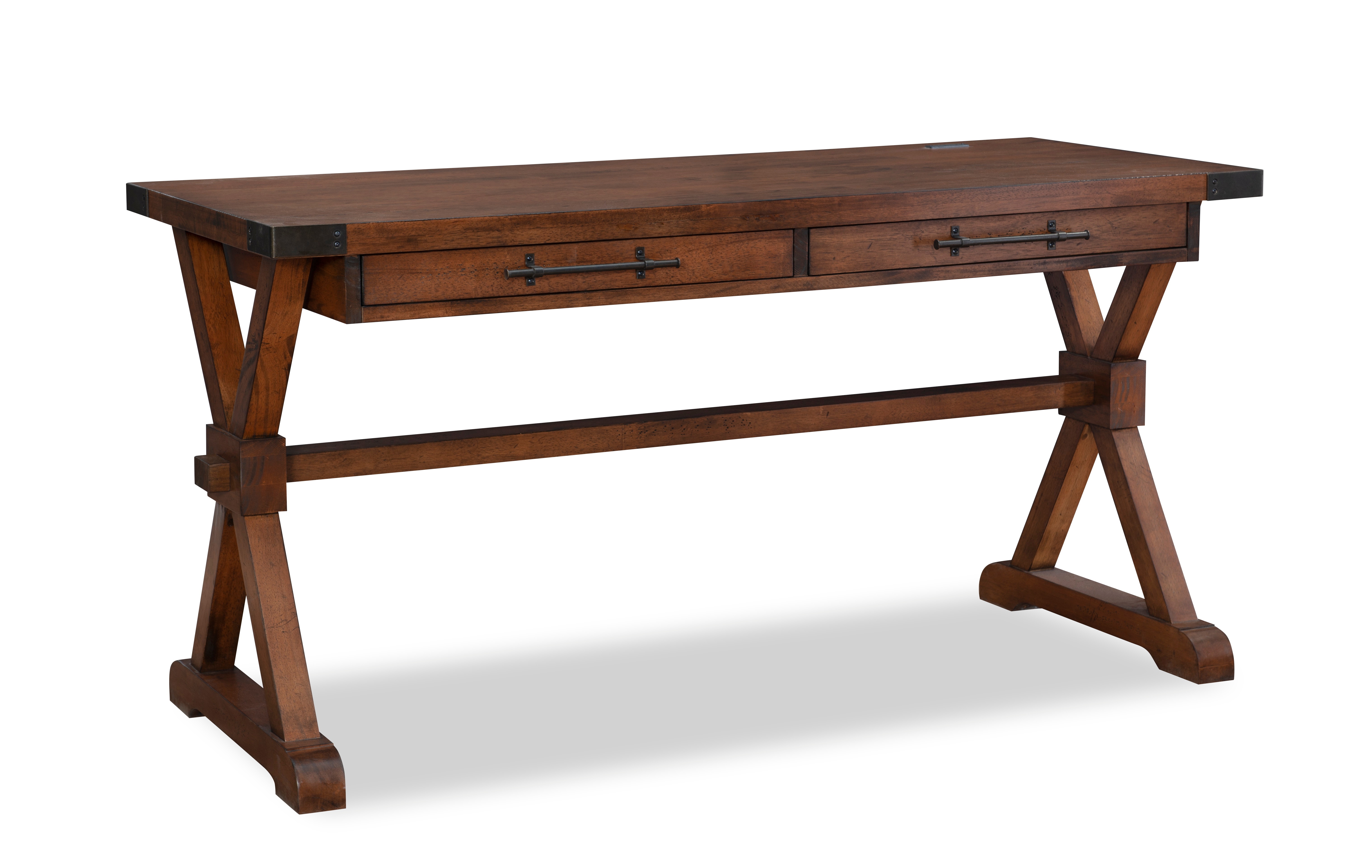 John Thomas Home Office Farmhouse Desk in Bourbon OF4270 Carol House