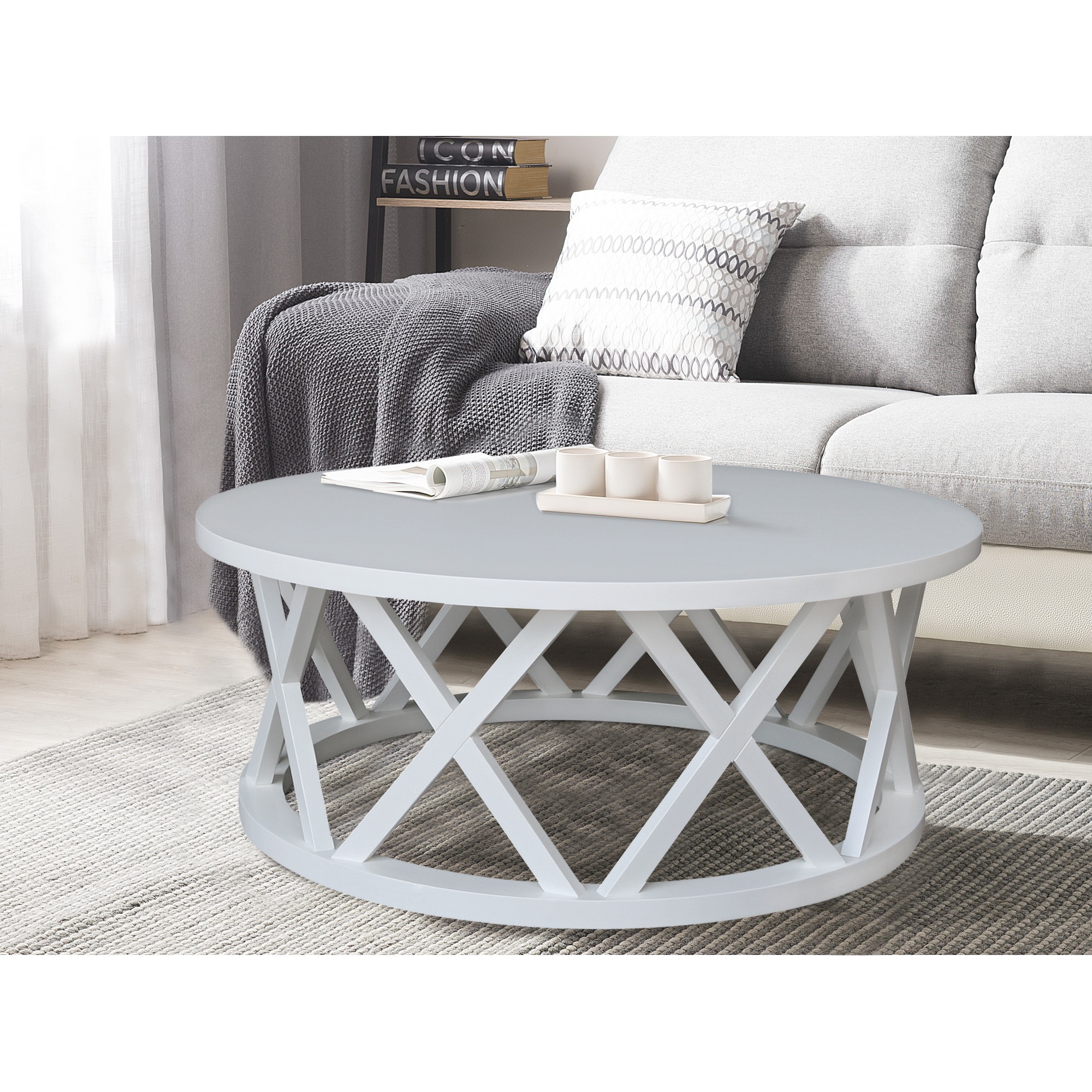 John Thomas Living Room Ceylon Round Coffee Table OT0846CR Seaside