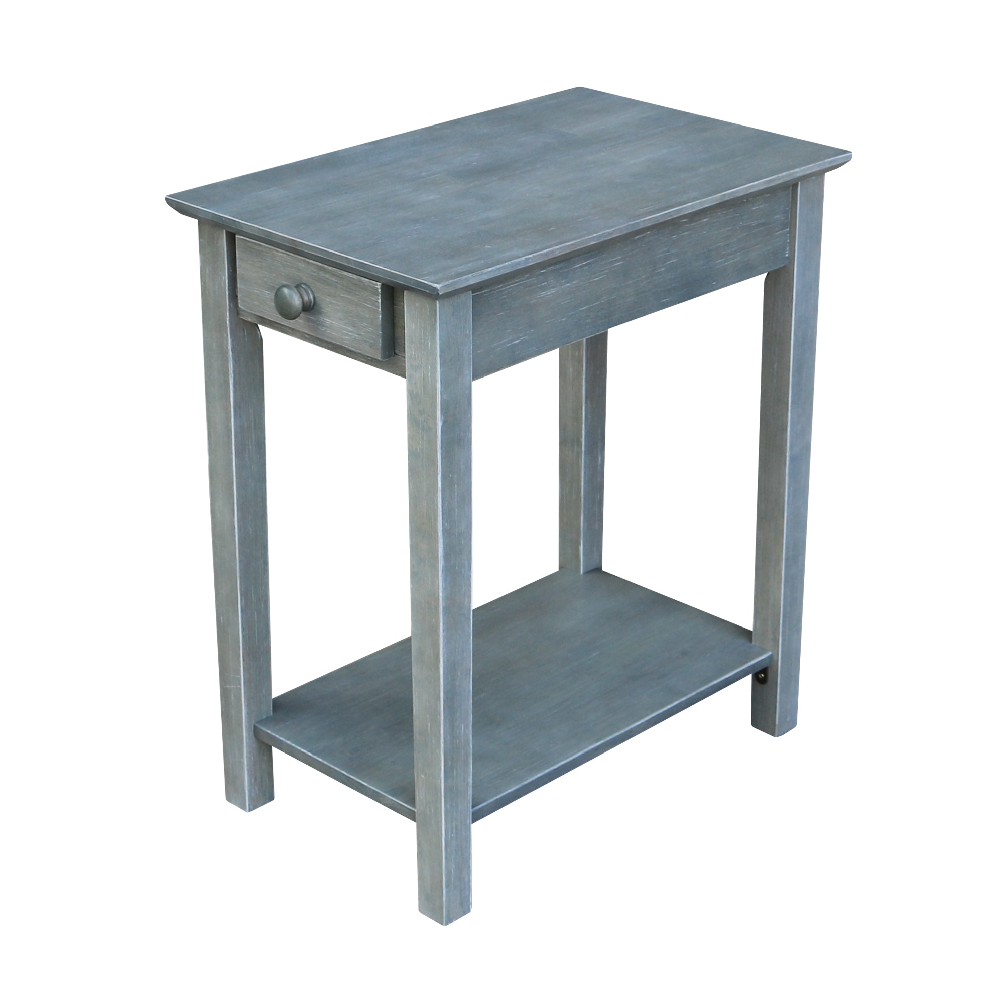John Thomas Living Room Narrow End Table in Heather Gray OT1052214