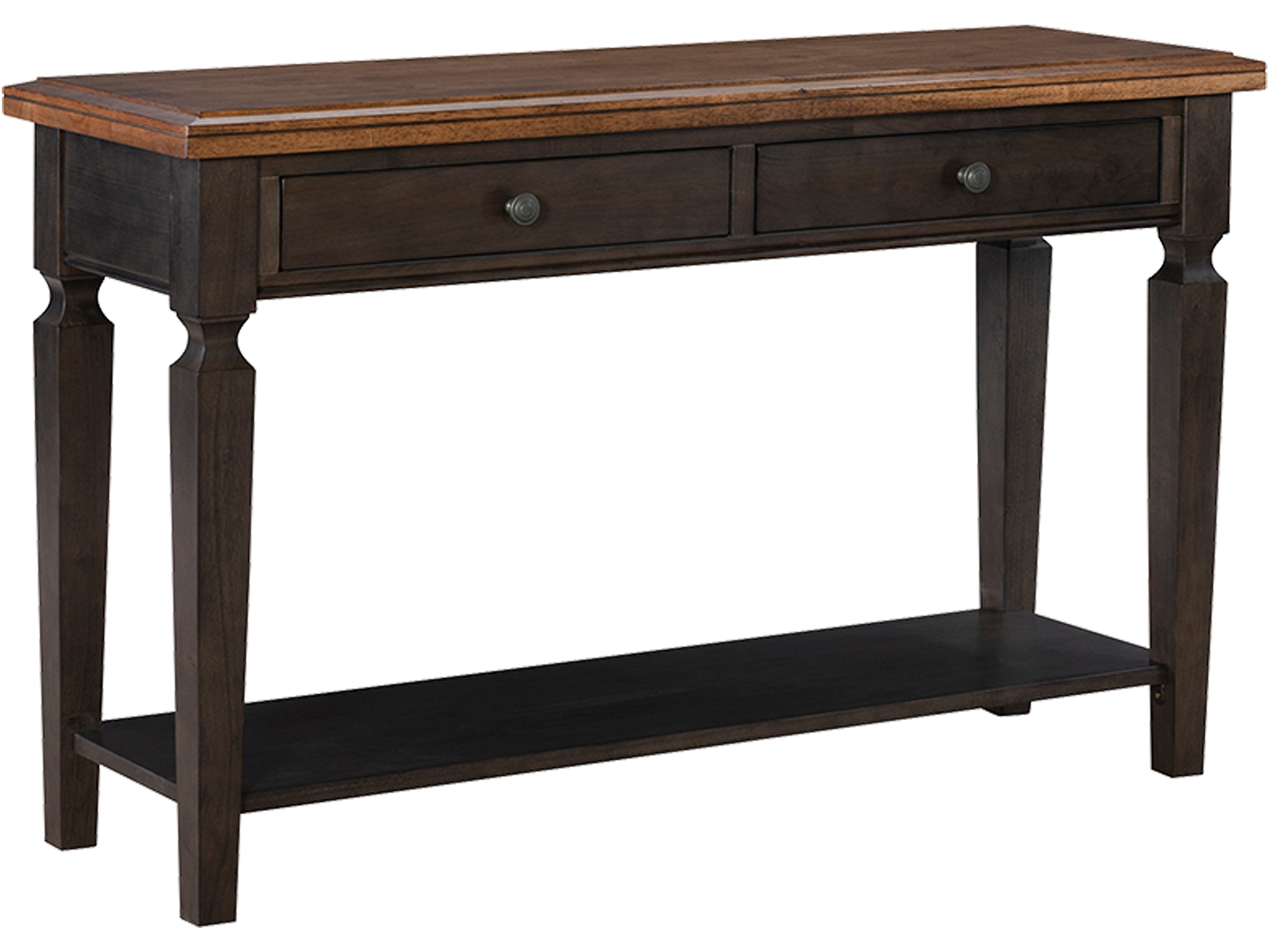 John Thomas Sofa Table in Hickory & Coal OT45-15S
