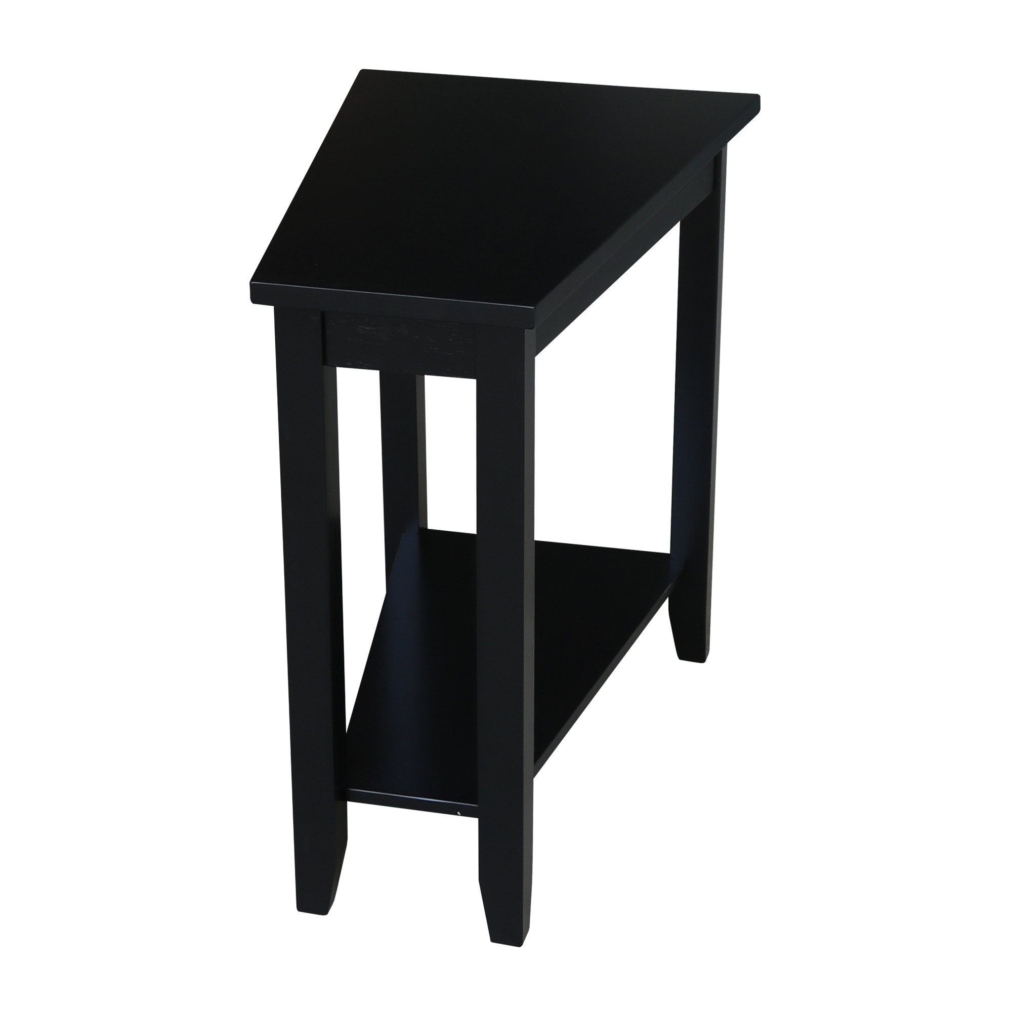  Keystone Accent Table in Solid Black OT46-45