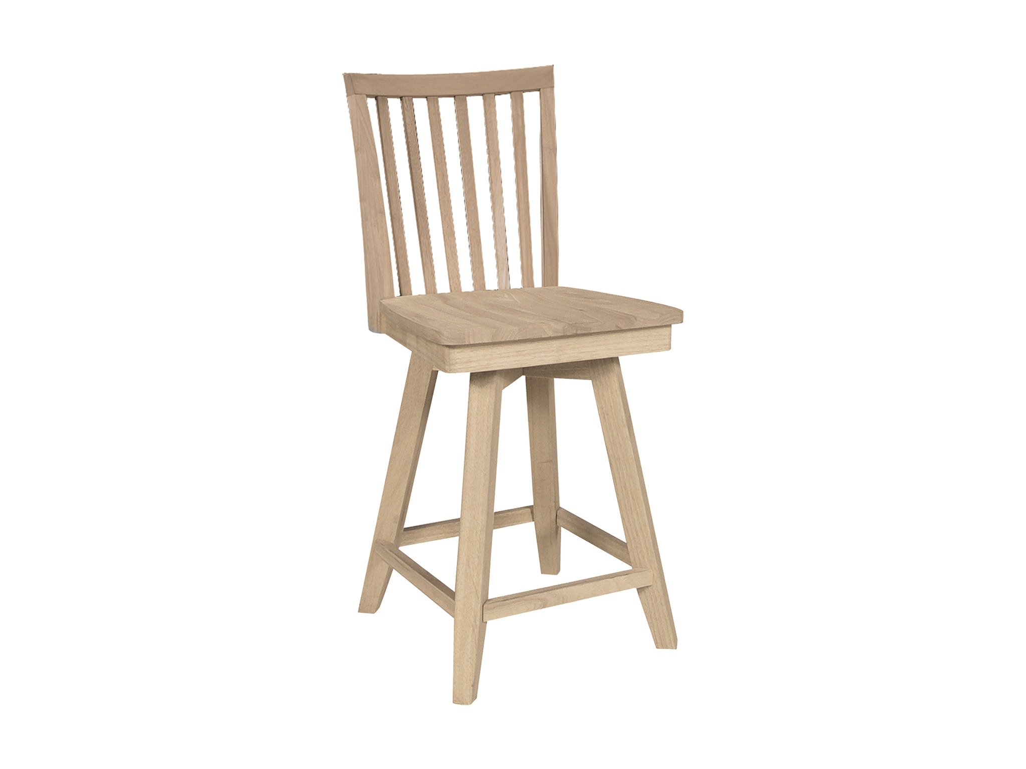 John Thomas Casual Dining 24 Mission Swivel stool S 262SWB