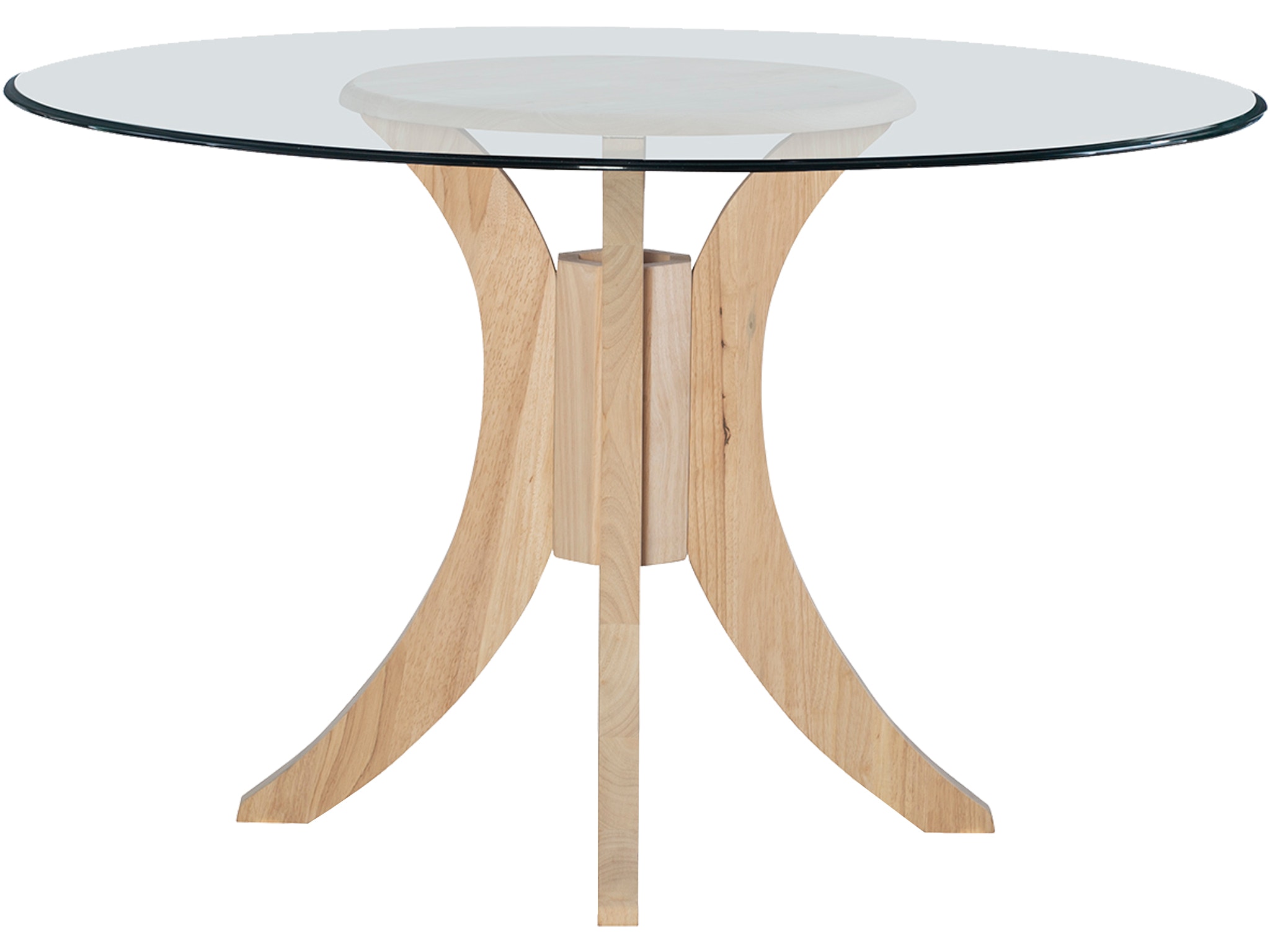 Glass dining table pedestal shop base