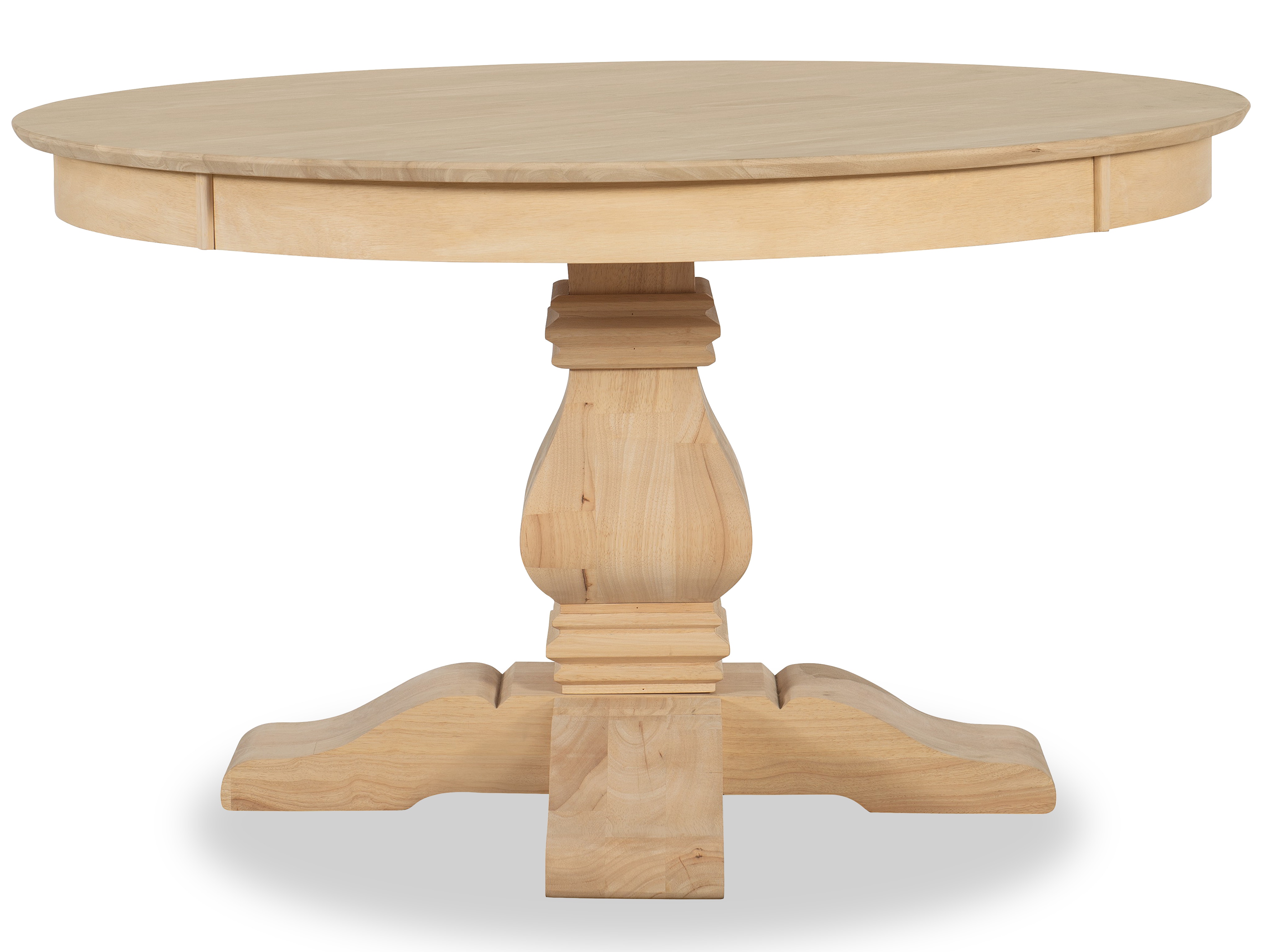 52 inch round store pedestal dining table