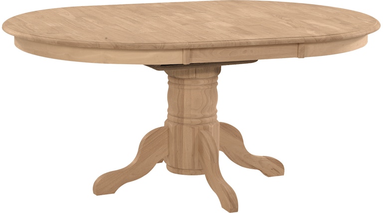 John Thomas Dining Room Butterfly Leaf Table (Top Only) / Turned Pedestal  T-42Xbt / T-48Xb