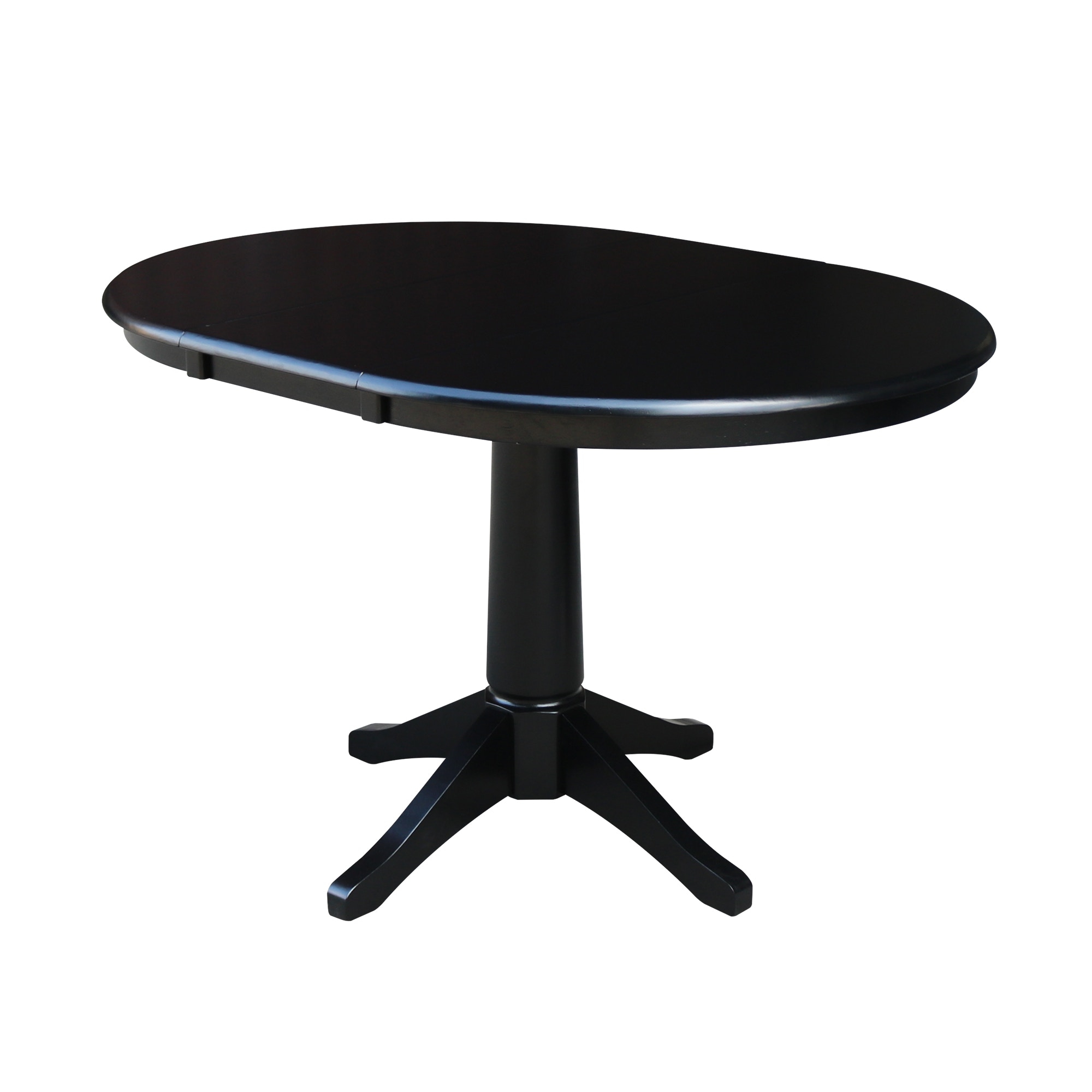 black round extension table