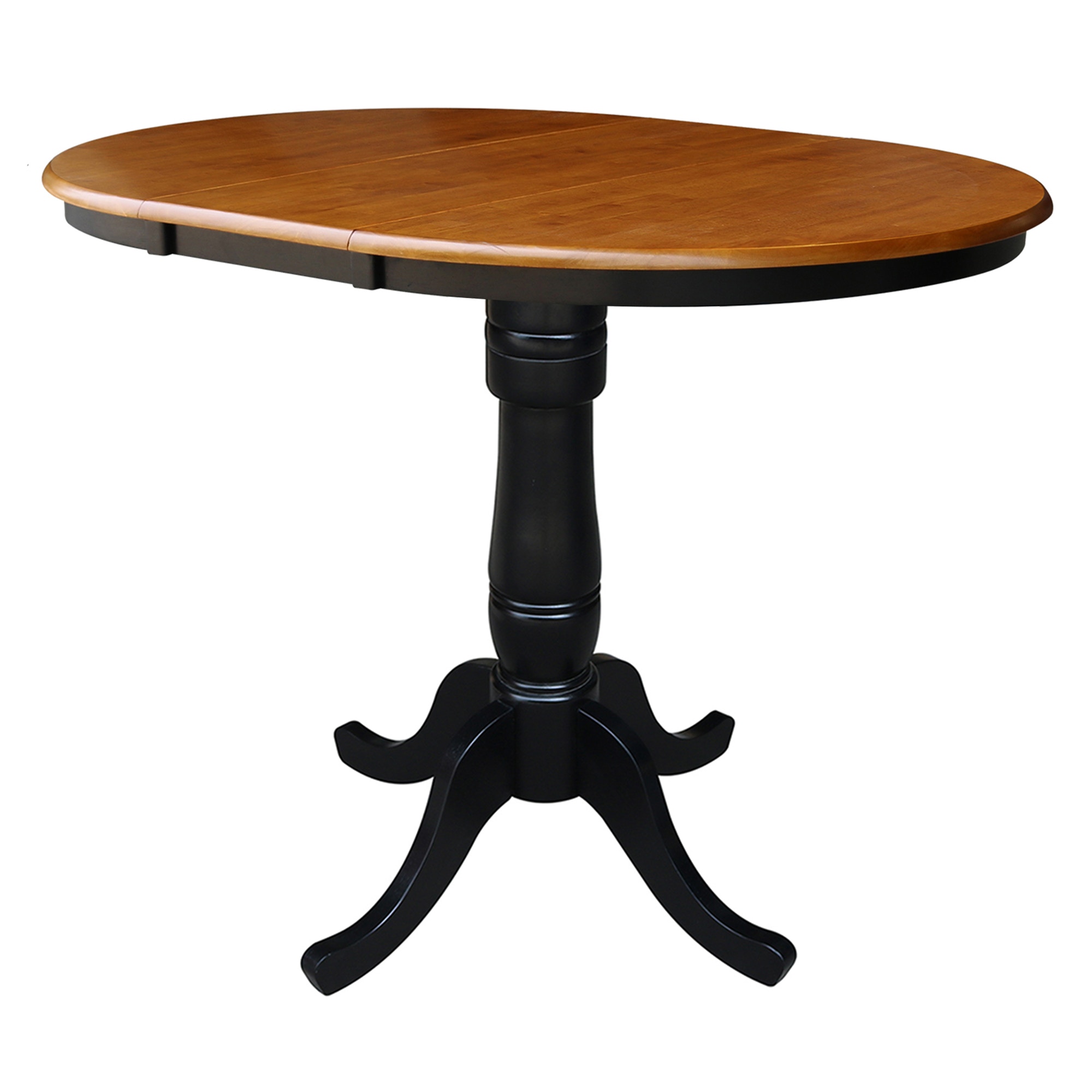 black round extension table