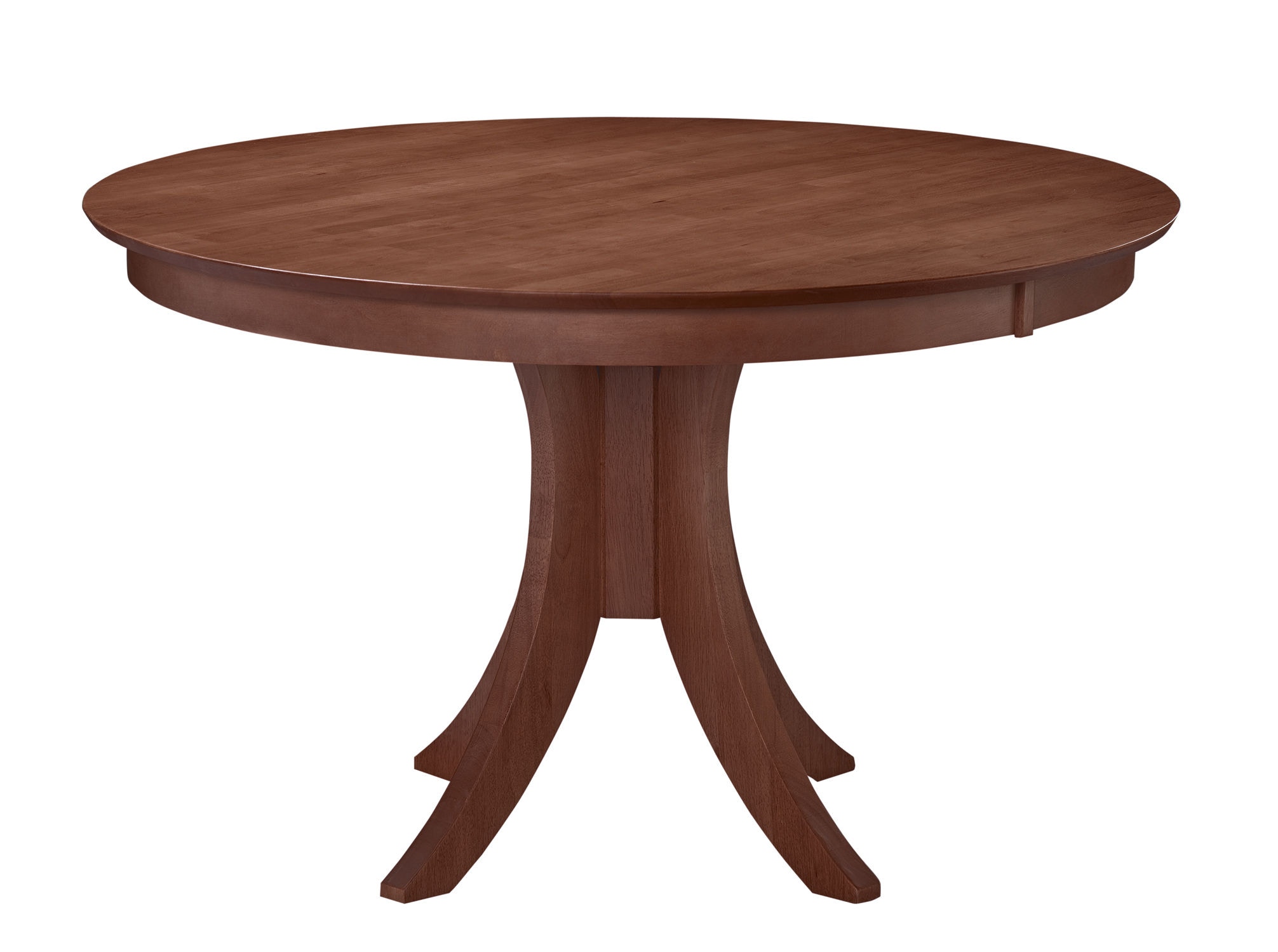 Espresso pedestal on sale dining table