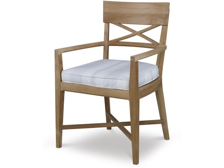 Century Furniture Outdoor Patio West Bay Teak Dining Arm Chair Pad Century Furniture Outdoor Patio West Bay Teak Dining Arm Chair Pad D43 52 At Warren Barnett Interiors