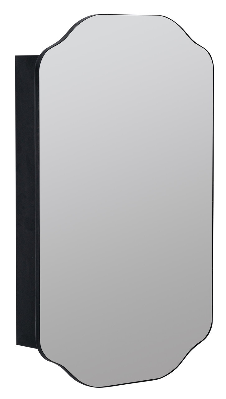 Cooper Classics Sebastian Black Medicine Cabinet 42387