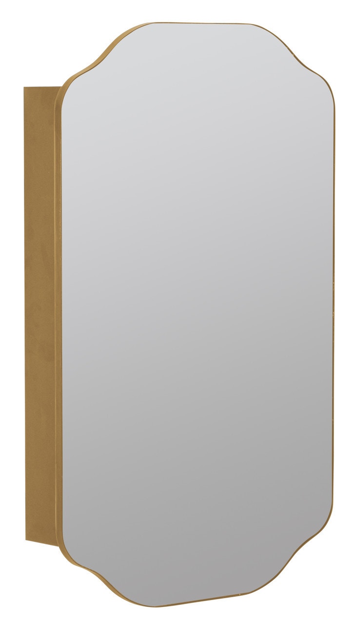 Cooper Classics Sebastian Gold Medicine Cabinet 42388