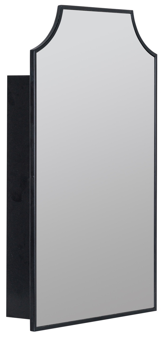 Cooper Classics Simone Black Medicine Cabinet 42385