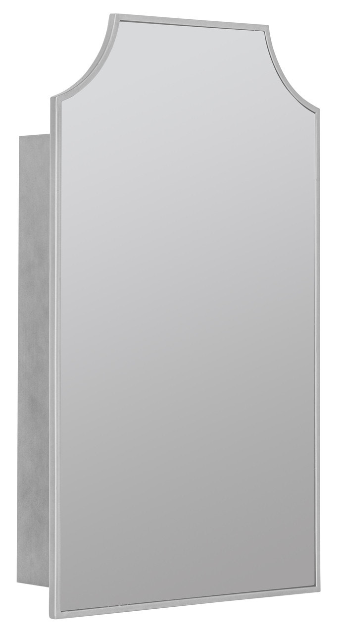 Cooper Classics Simone Silver Medicine Cabinet 42386