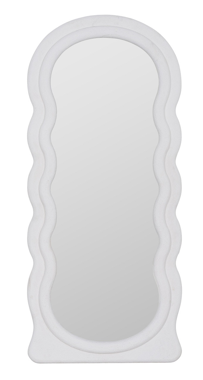 Cooper Classics Lana White Floor Mirror 42524