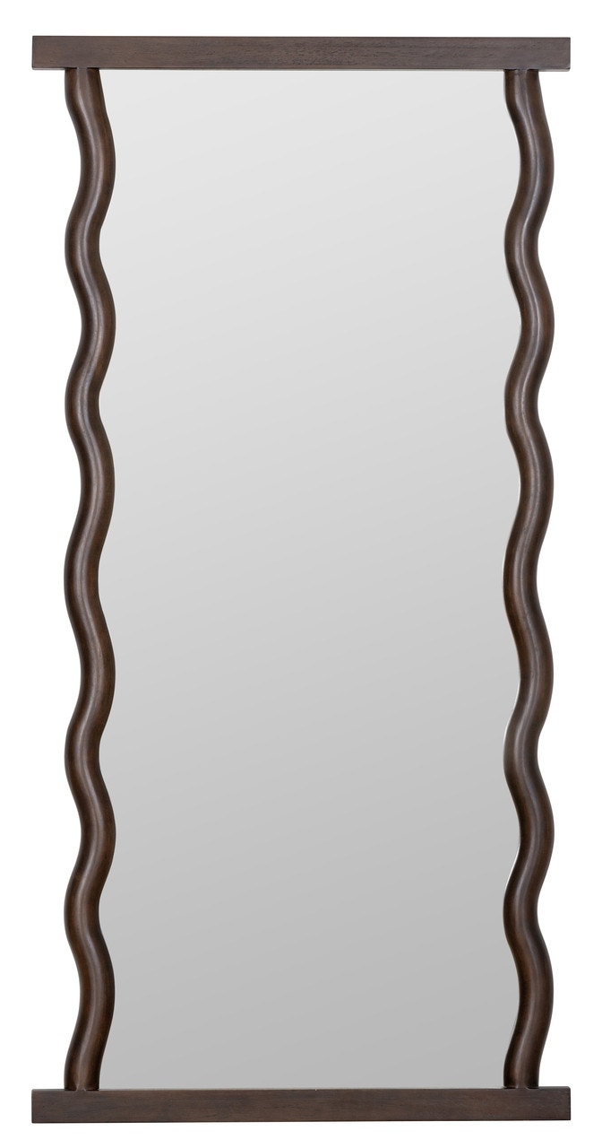 Cooper Classics Livia Dark Wood Floor Mirror 42542