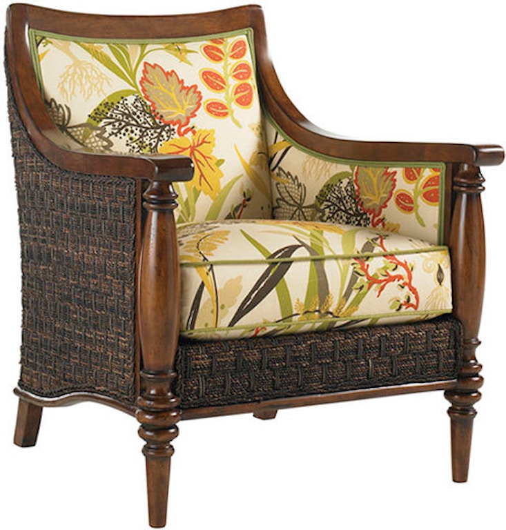 Tommy Bahama Home Living Room Agave Chair 1695 11 Hickory