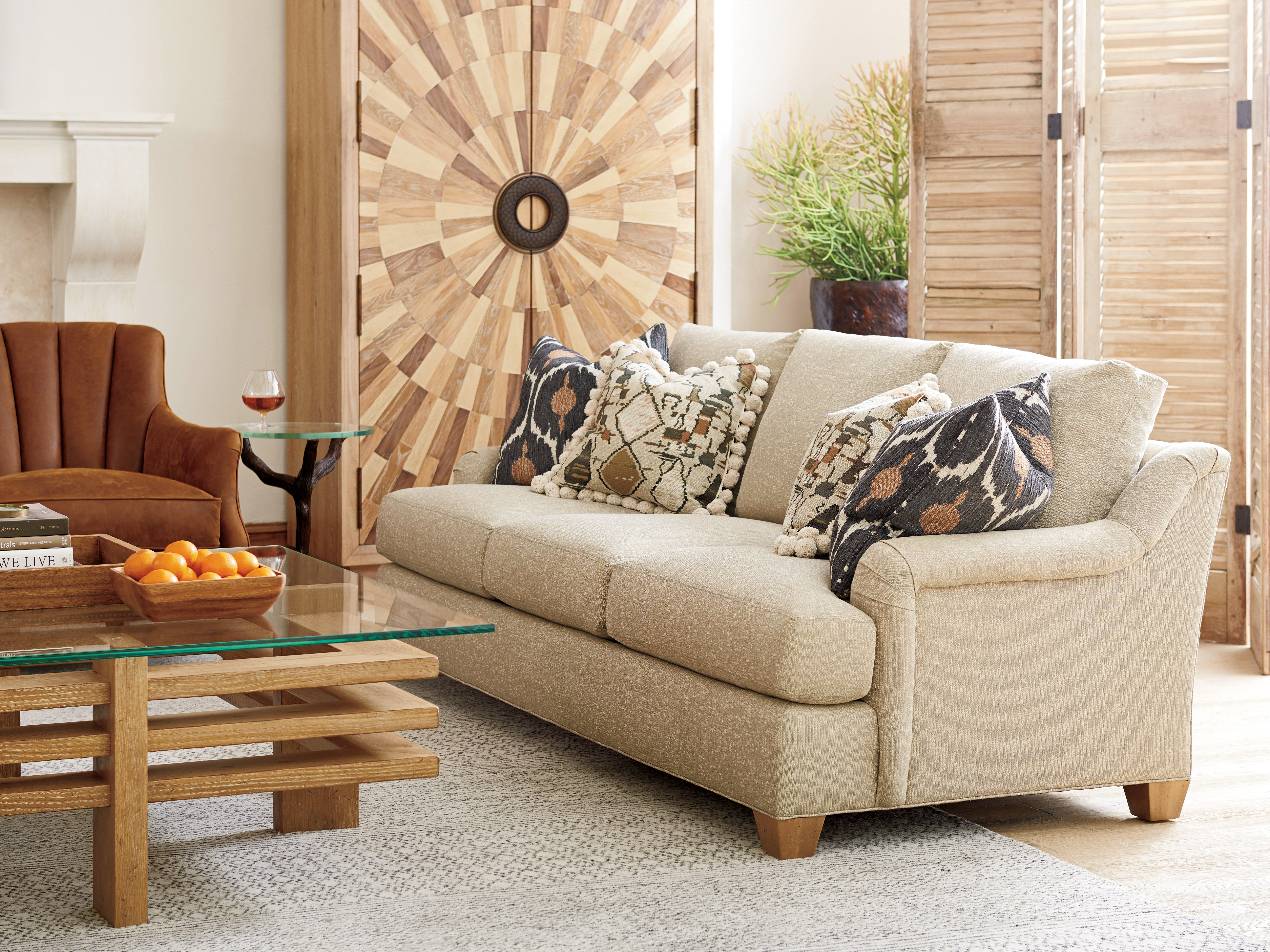 Tommy Bahama Home Living Room Barton Sofa 184233 Kalin Home