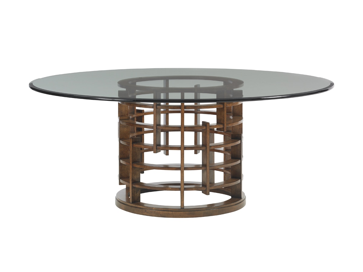 72 round glass table top