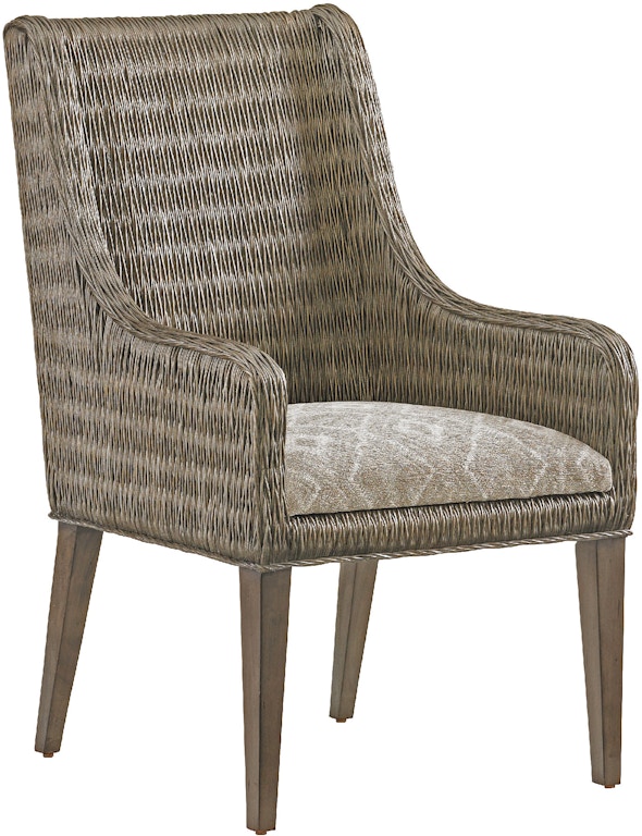 Tommy Bahama Home Dining Room Brandon Woven Arm Chair 562 883