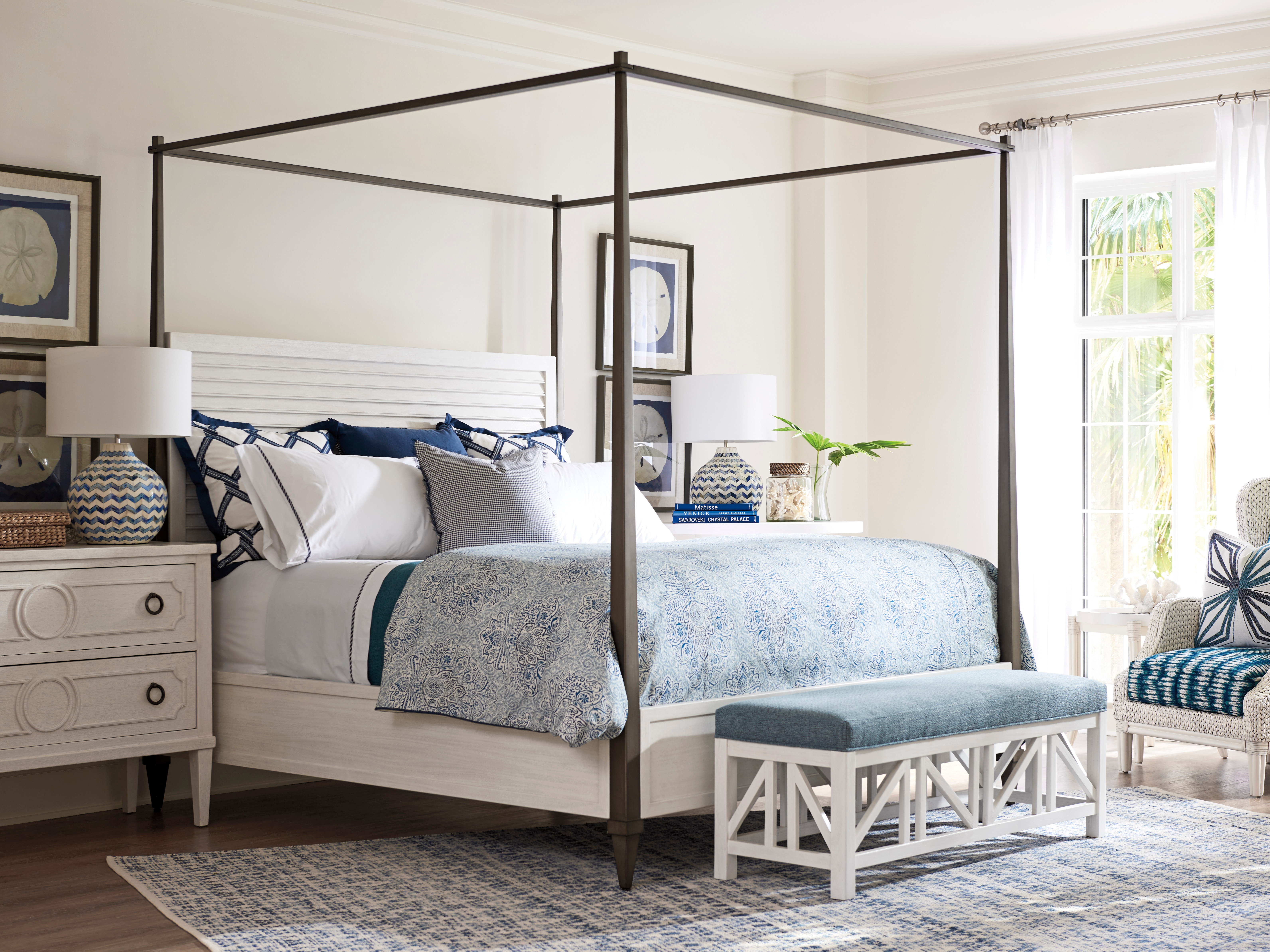 Tommy bahama deals four poster bed