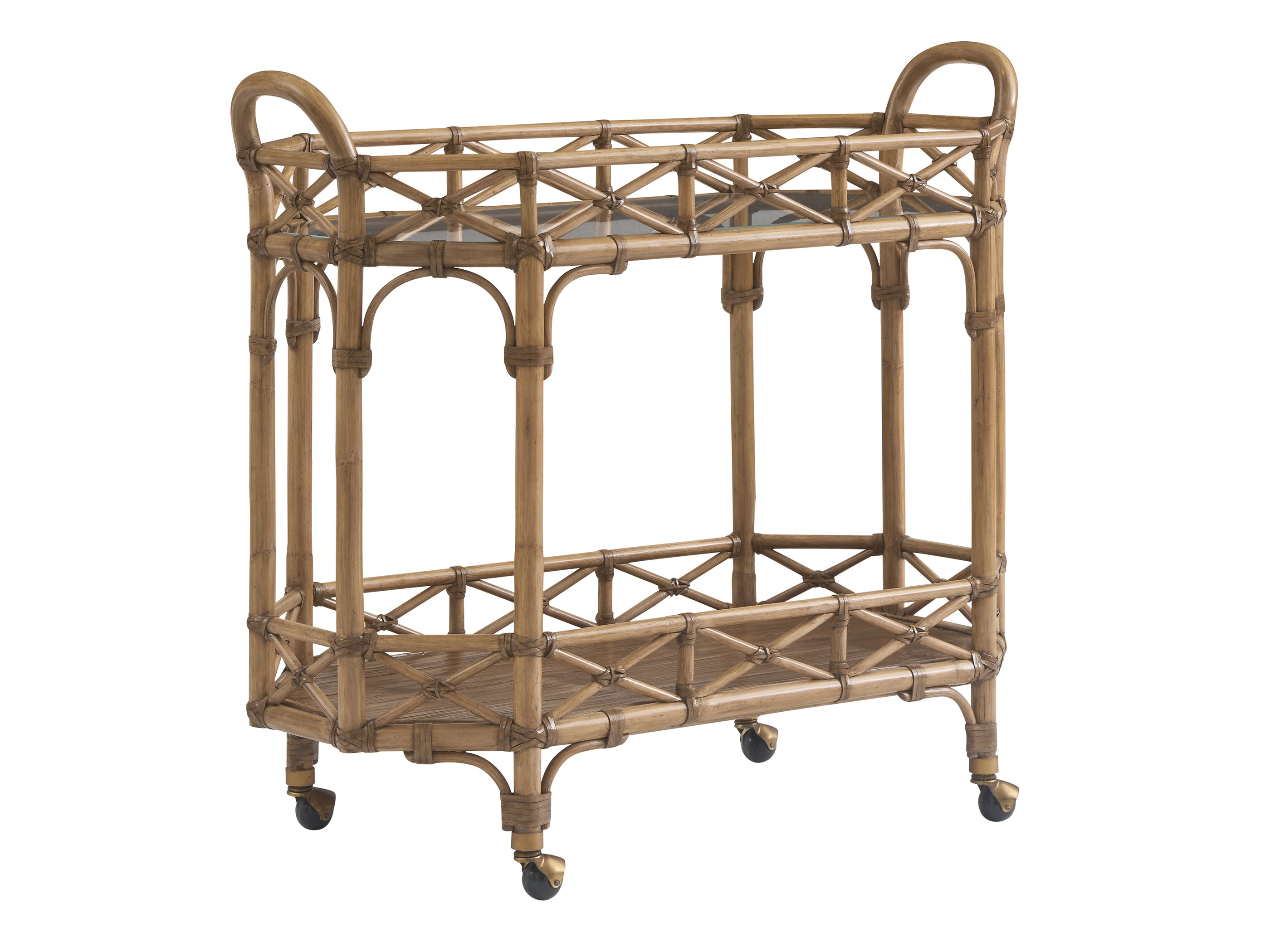 Tommy Bahama Home Home Accents Nautilus Bar Cart 579-862C