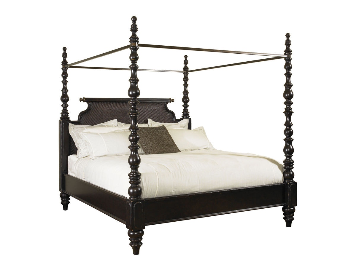 Tommy Bahama Home Bedroom Sovereign 6/6 King Poster Bed 619