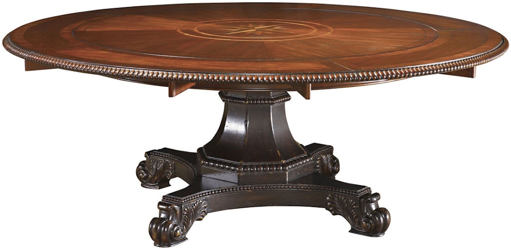 Tommy Bahama Home Dining Room Bonaire Round Dining Table 621 870c Hickory Furniture Mart