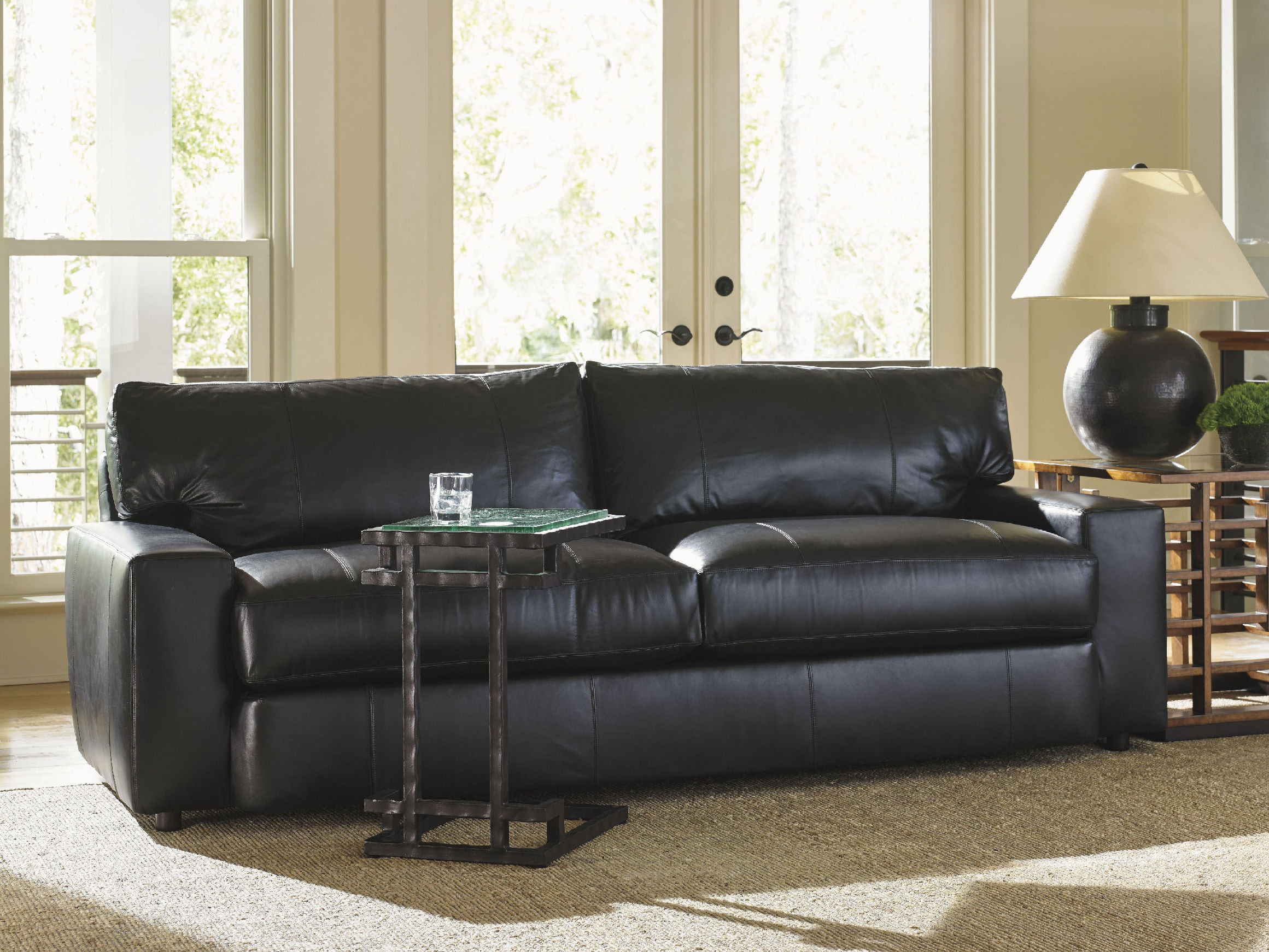 Tommy bahama best sale leather sofa