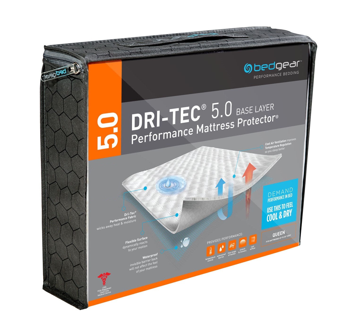 bedgear dri tec performance mattress protector