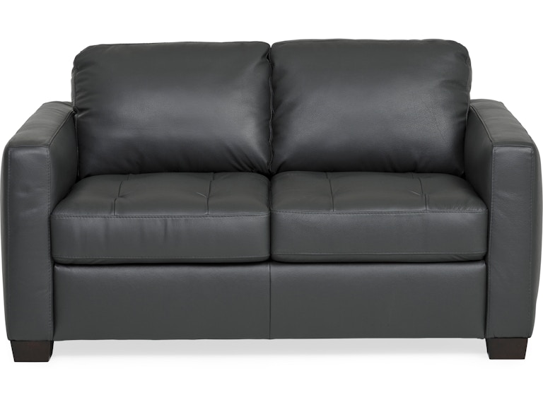Denver Leather Loveseat Anthracite