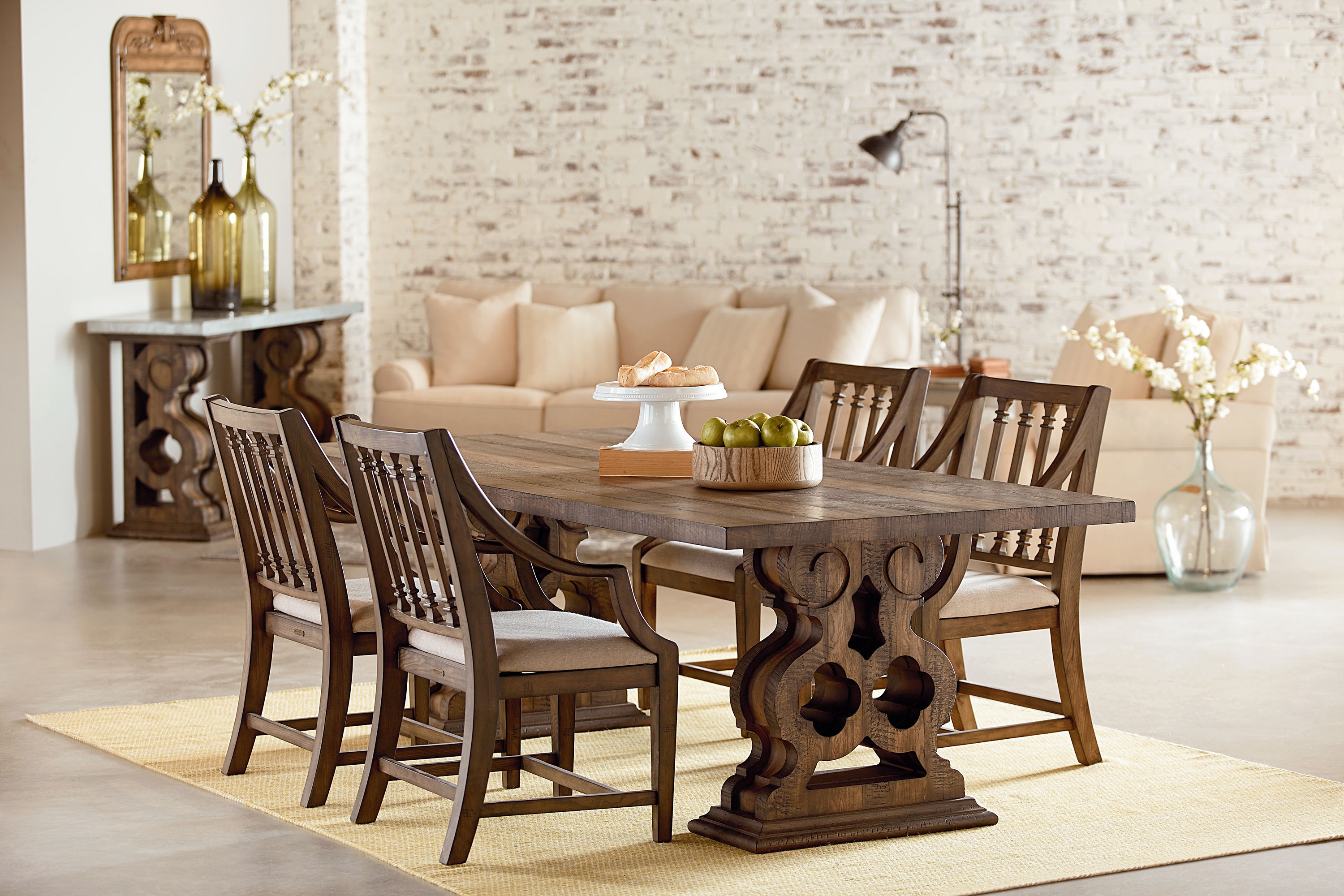 magnolia home dining table - dining room furniture