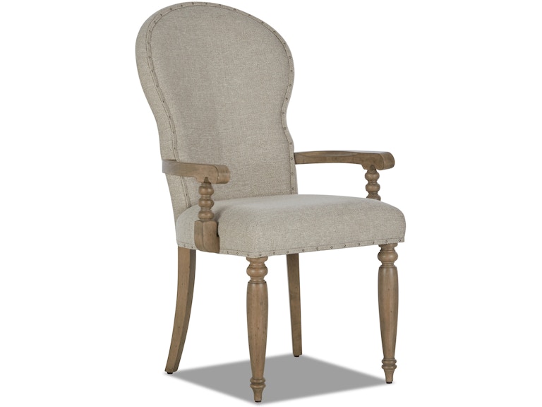 Trisha Yearwood Dining Room Nashville Upholstered Arm Chair 750-906 DRC - Klaussner