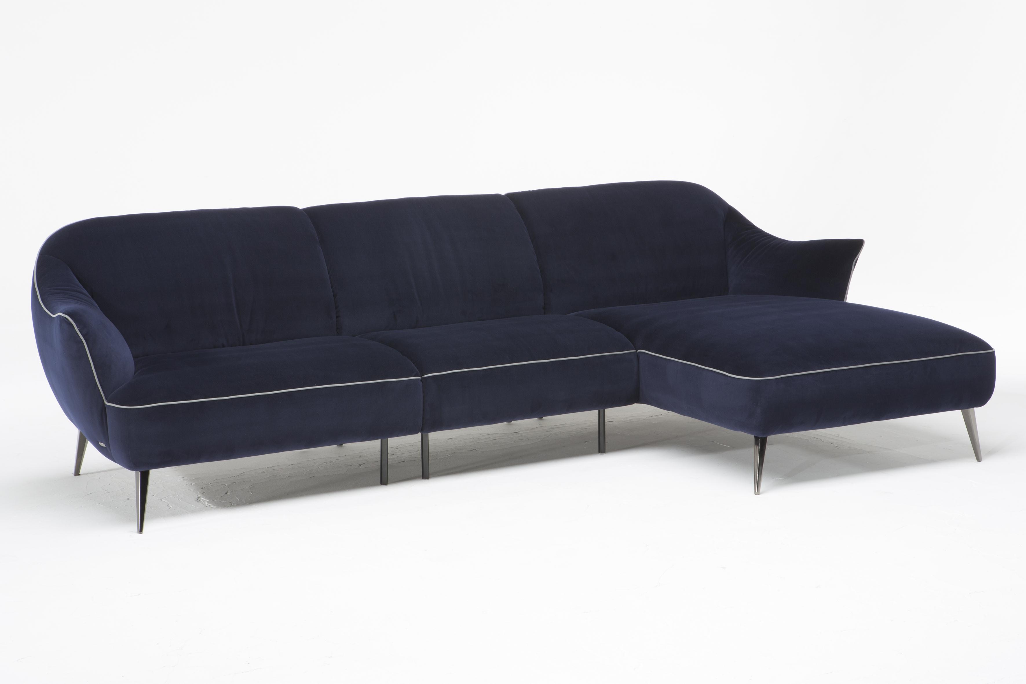 Natuzzi Editions Living Room ESTASI C037 Hamilton Sofa & Leather