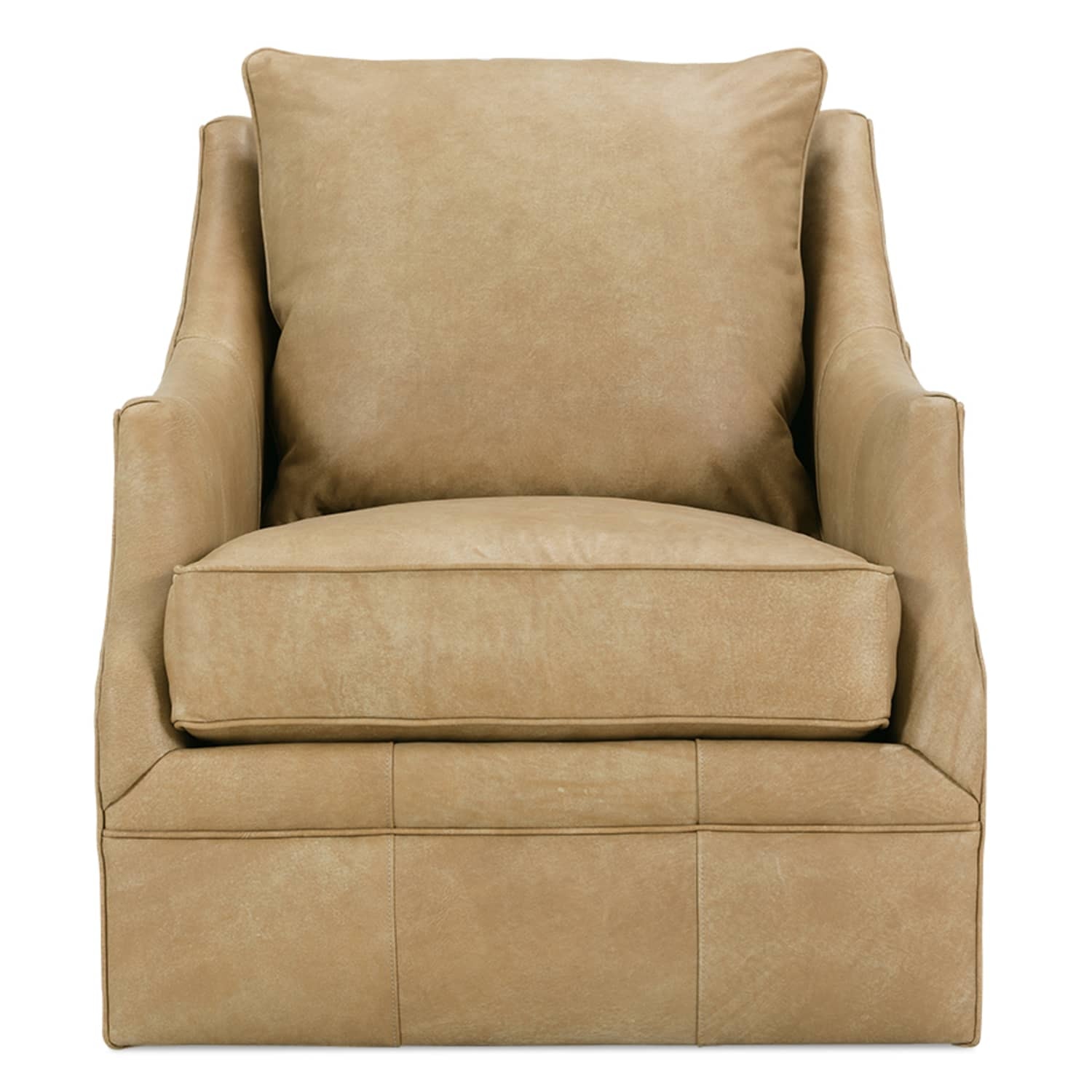 Robin Bruce Kara Leather Swivel Glider 