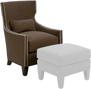Wesley Hall Accent Chairs and Ottomans L8075 Traditional
