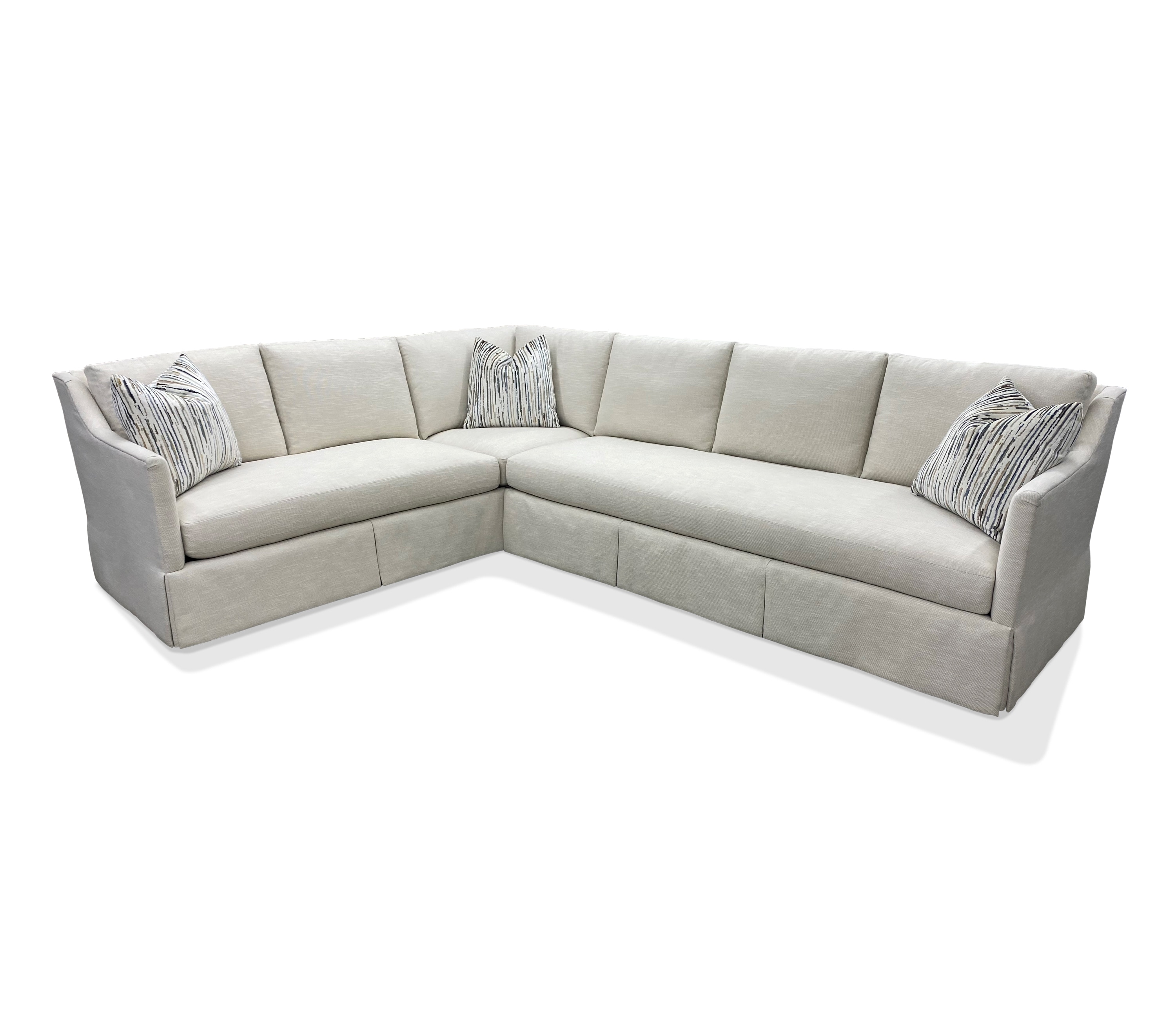 Taylor King Living Room Denham Sectional 2422Sectional J. Douglas Design Dallas, Texas and