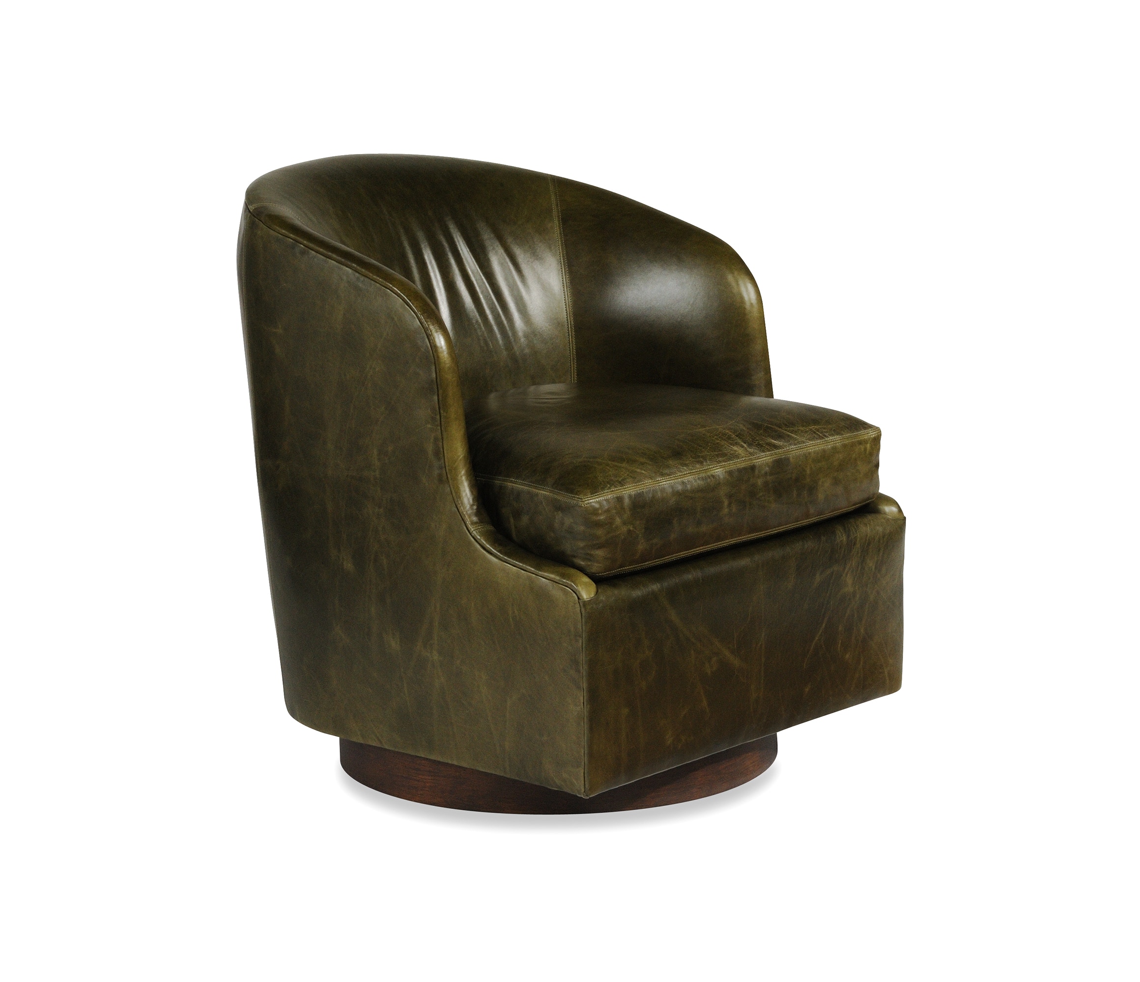 Taylor King Dash Leather Swivel Chair L1924-01S
