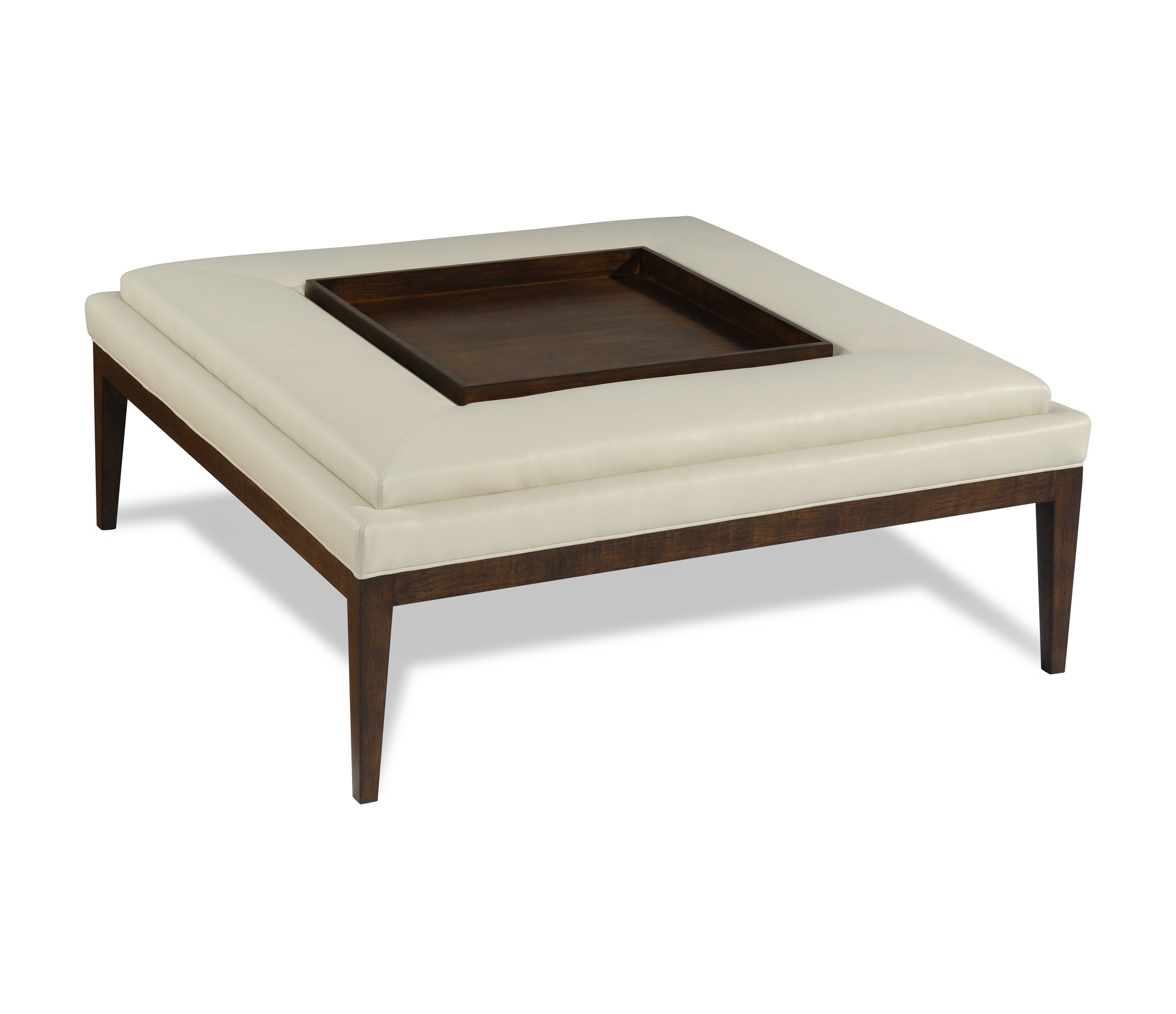 Taylor King Soto Leather Ottoman L3322-00