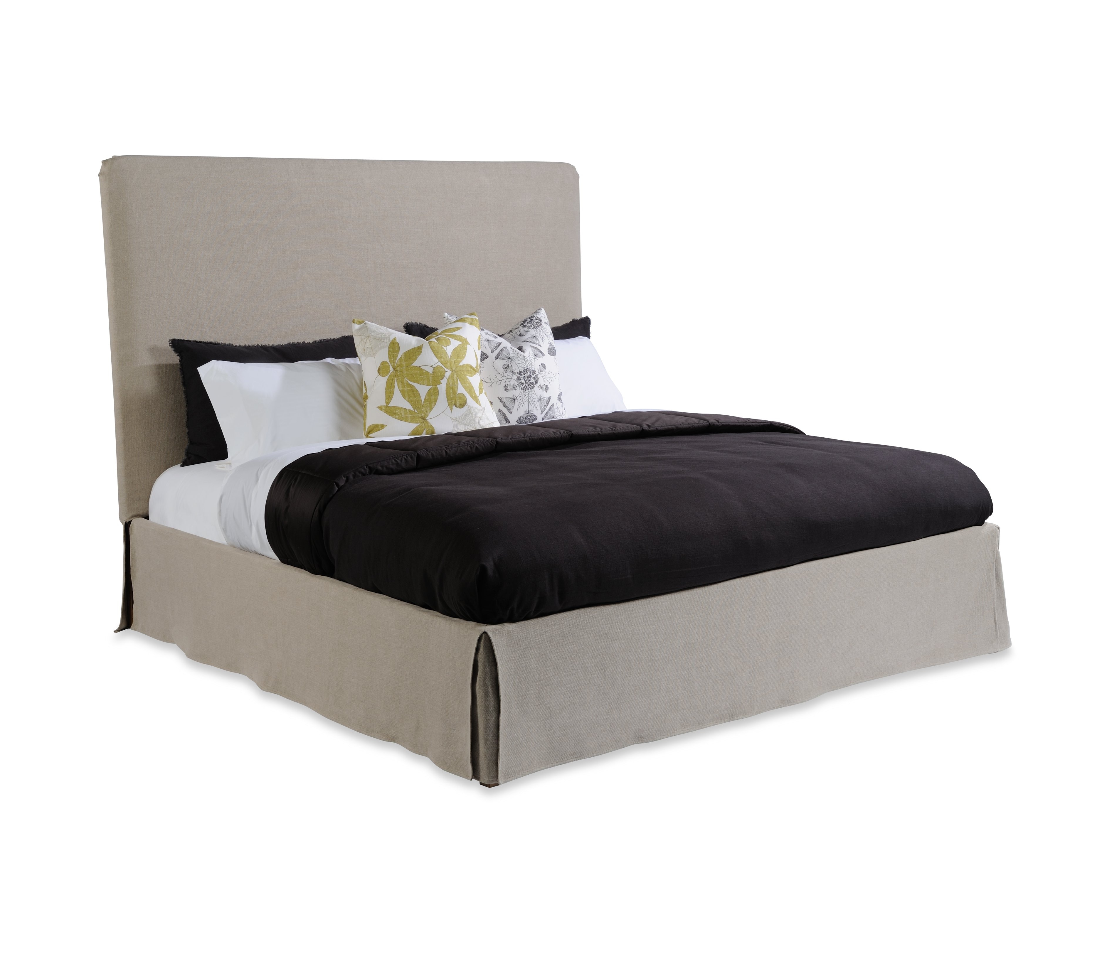 Slipcovered deals platform bed