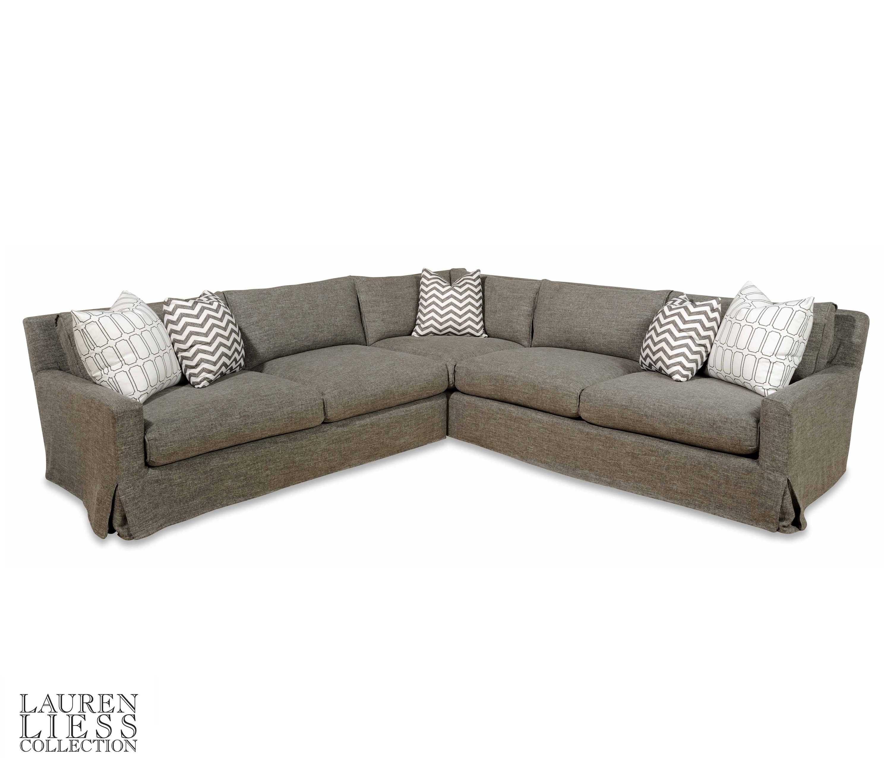 Taylor King Living Room Regent Slipcovered Sectional SC3321Sectional