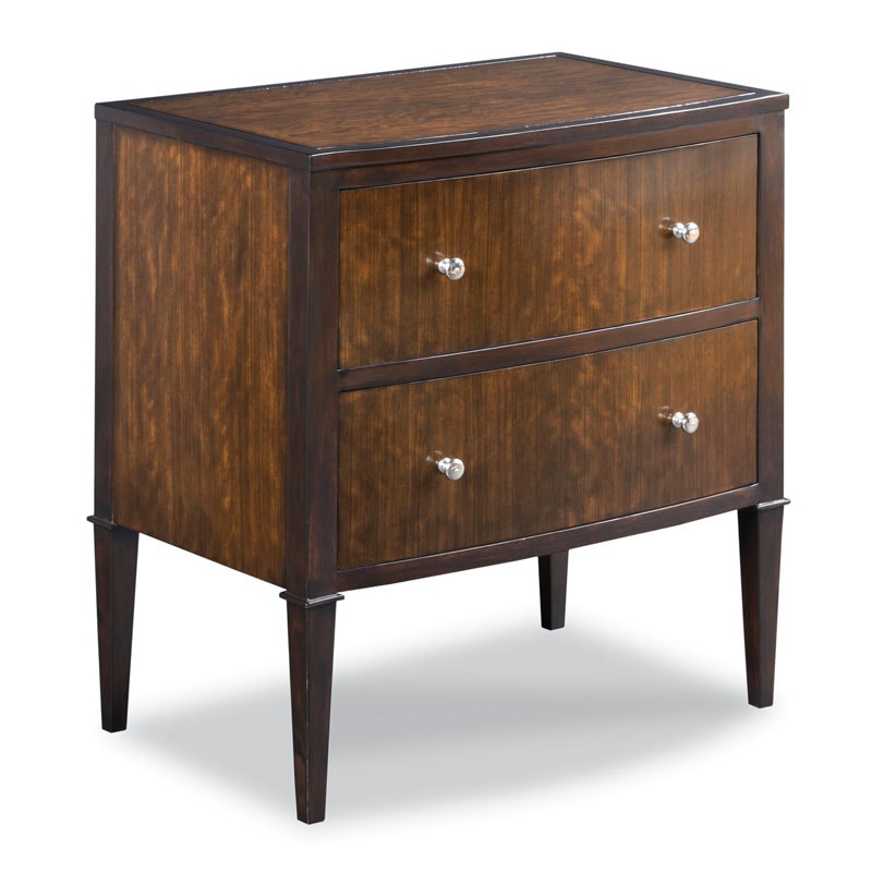 Woodbridge Furniture Bedroom Bow Front Bedside Chest 121205