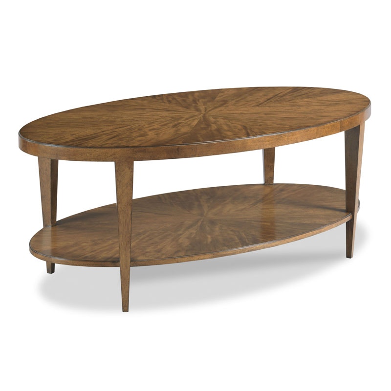 Woodbridge Furniture Living Room Stafford Oval Cocktail Table 2104-20 ...