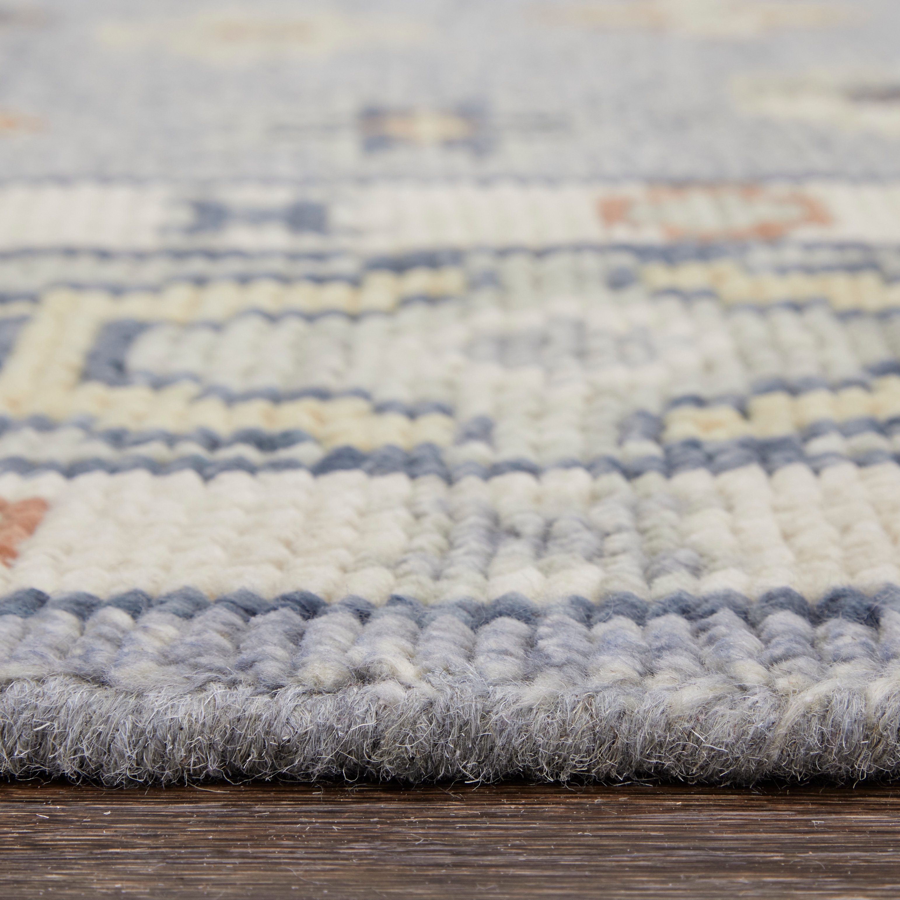 Fillmore Transitional Diamond, Blue/Taupe/Gray, 2'-6