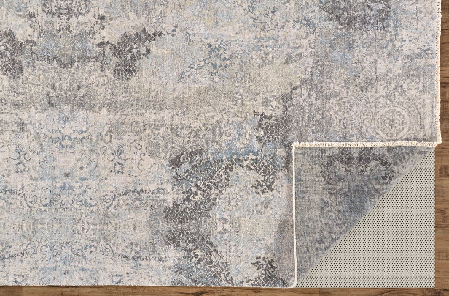 Feizy 6446384FFOG000C00 Area Rugs Dalia Modern Damask, Ivory