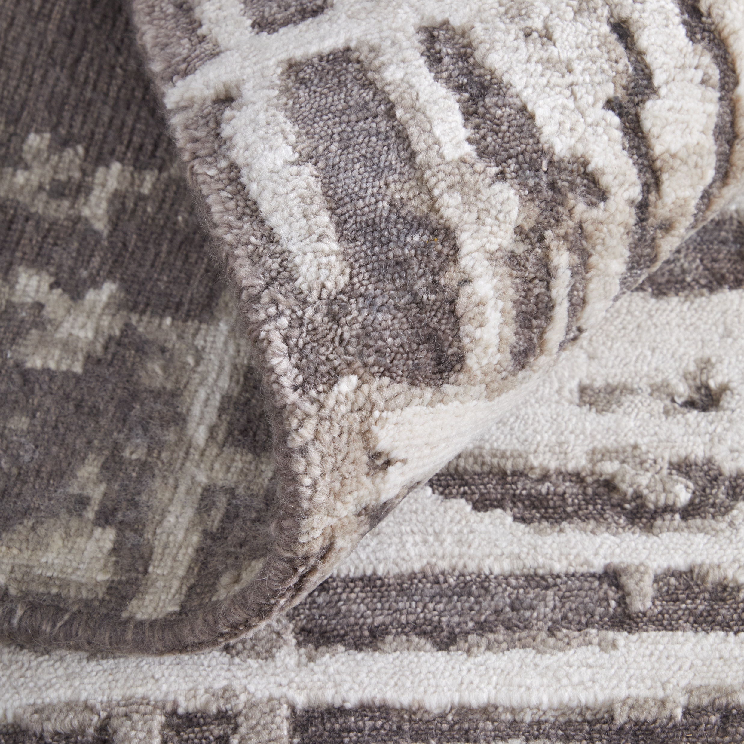 Montecito Modern Stripes, Brown/Ivory/Taupe, 9'-6