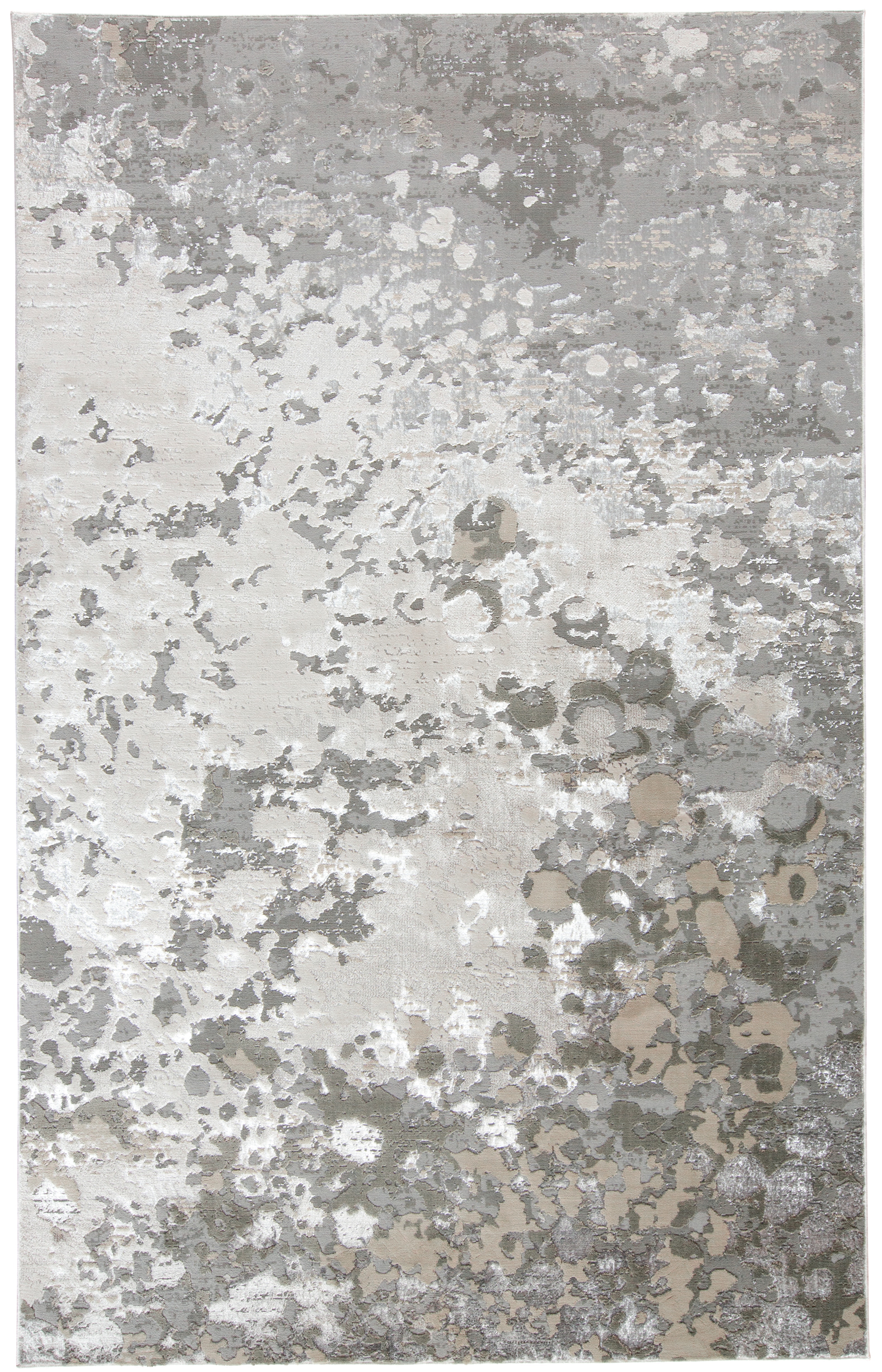 Feizy Area Rugs Micah Modern Abstract, Silver/Gray/White, 6'-7\, image size:1024x768