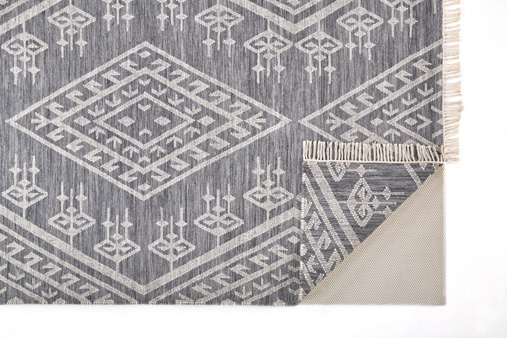 Feizy - Emory Industrial Abstract, Blue/ivory, 8' X 10' Area Rug