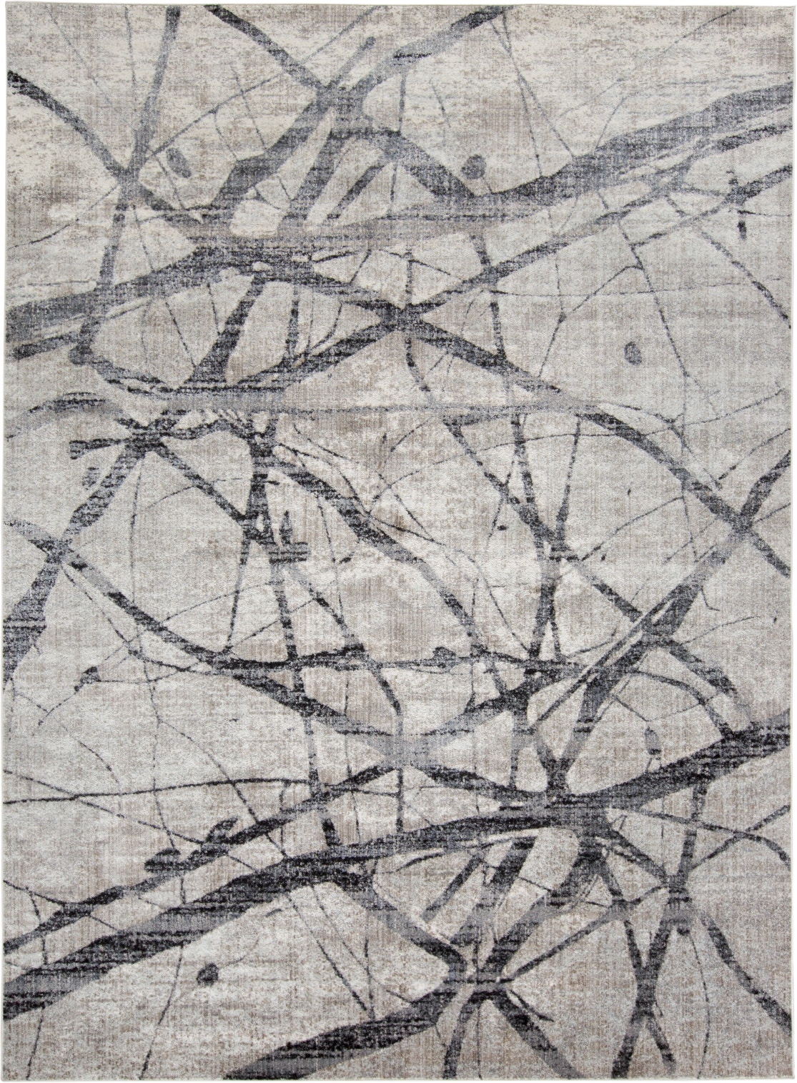 Feizy Area Rugs Kano Transitional Abstract, Taupe/Gray/Ivory