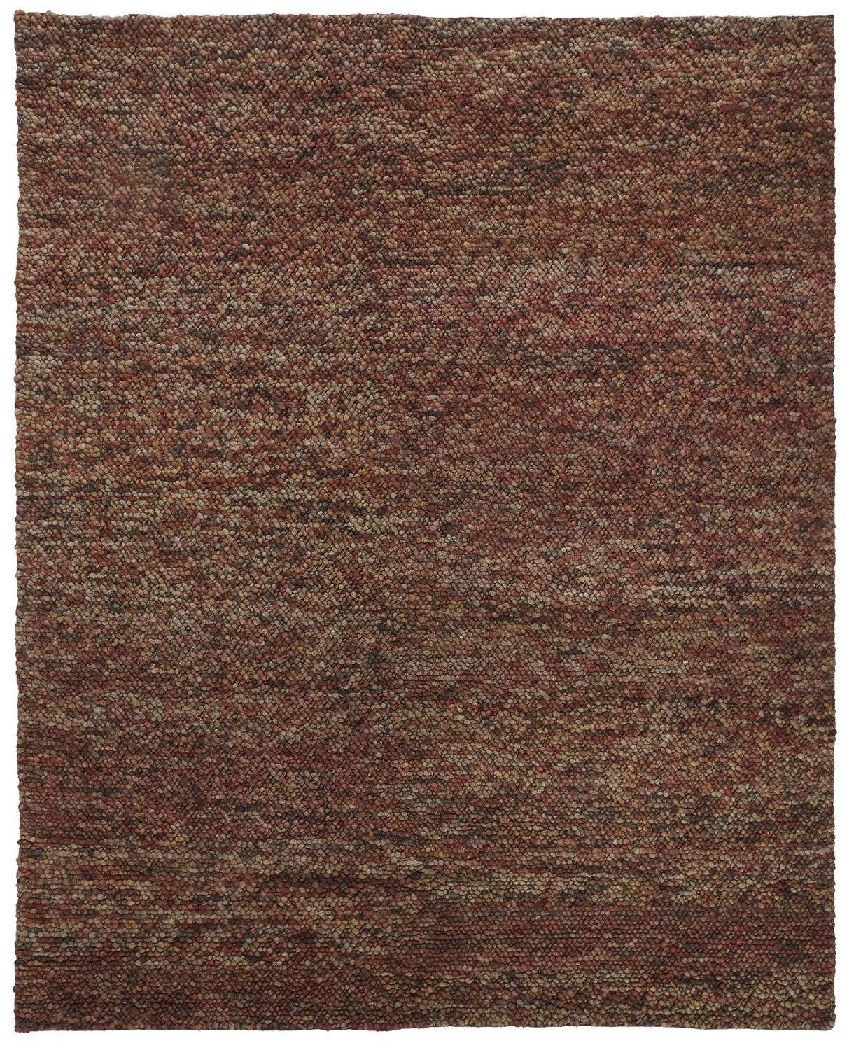 Feizy Area Rugs Berkeley Transitional Abstract, Brown/Orange/Red, 3'6