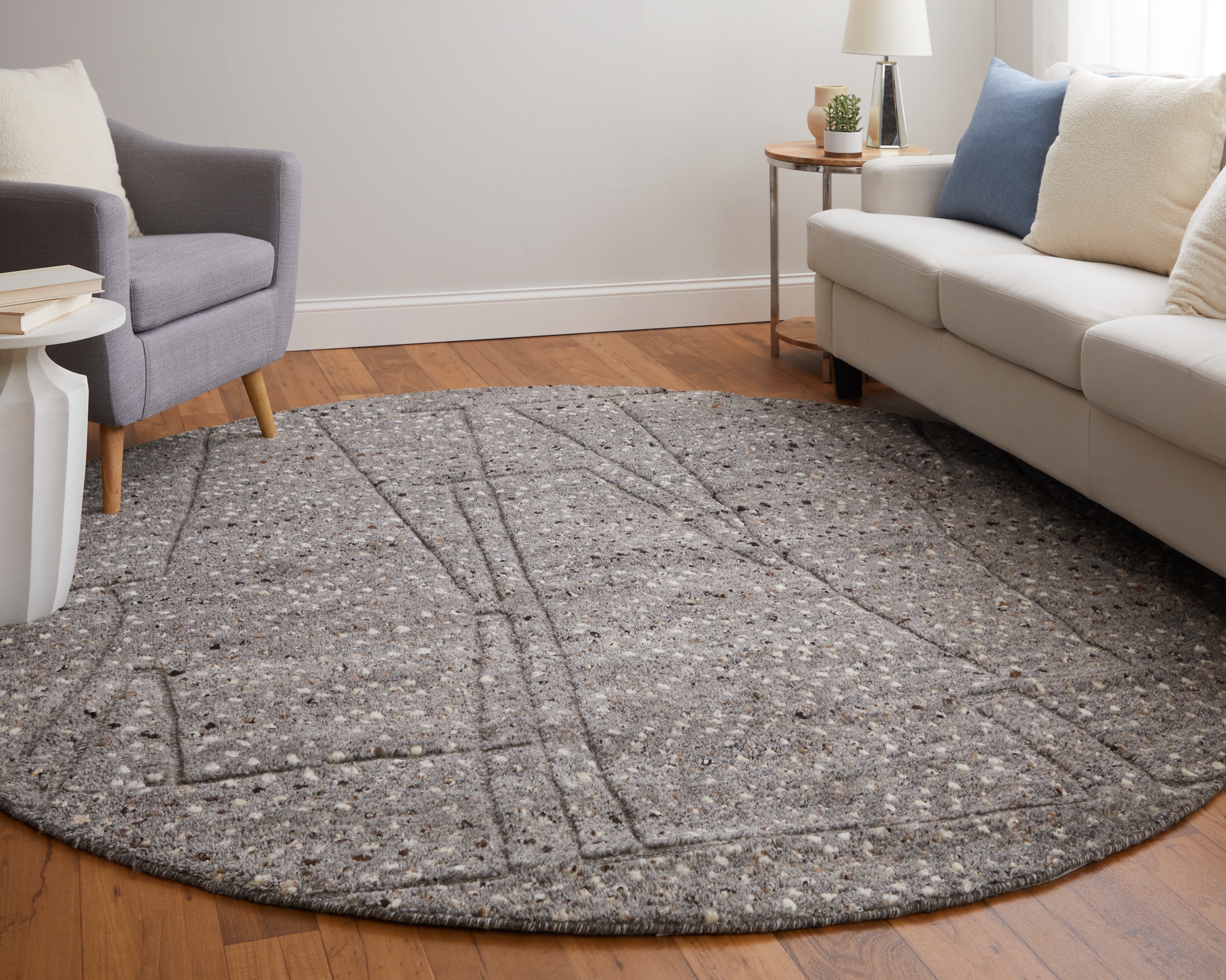Francfranc Milly Rug 新品 190×190 cm Francfranc Milly Rug 新品 190×190 cm Francfranc Milly Rug 新品 190